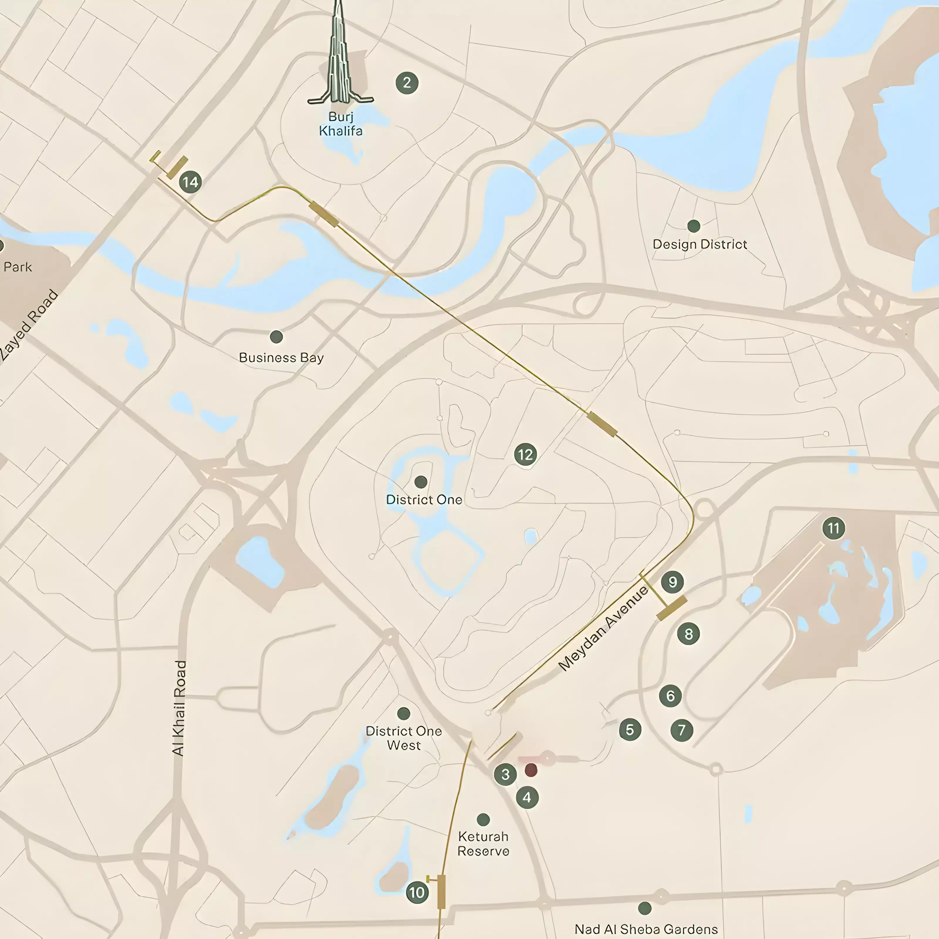 Rabdan Avenue masterplan