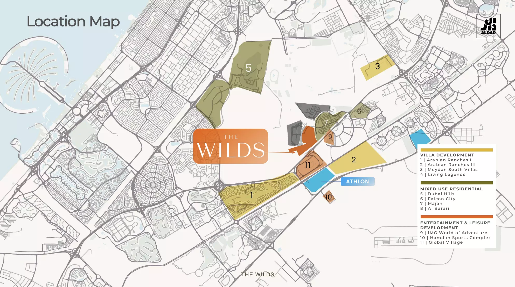 Murjan At The Wilds masterplan