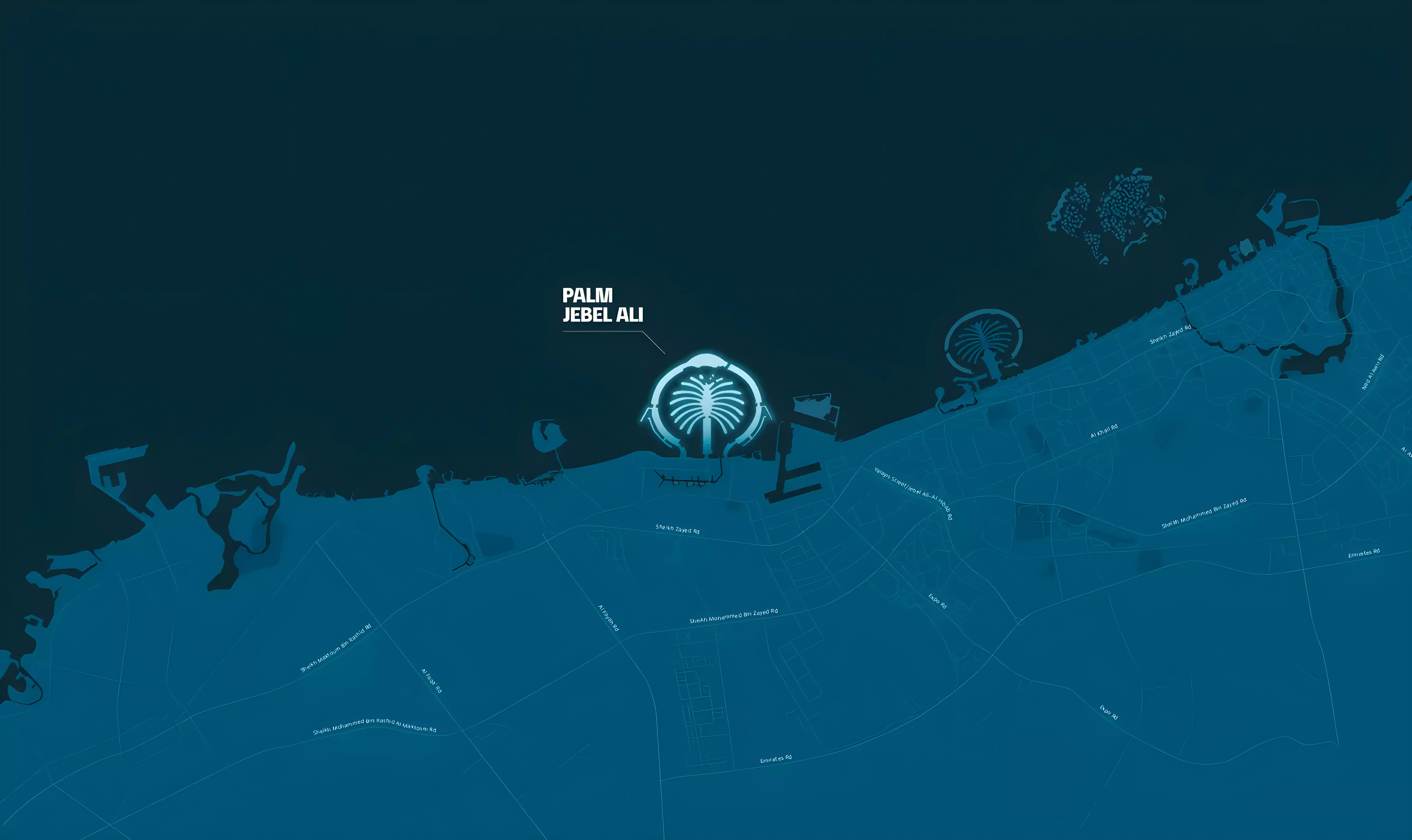 Palm Jebel Ali - The Beach And Coral Collection Frond E masterplan