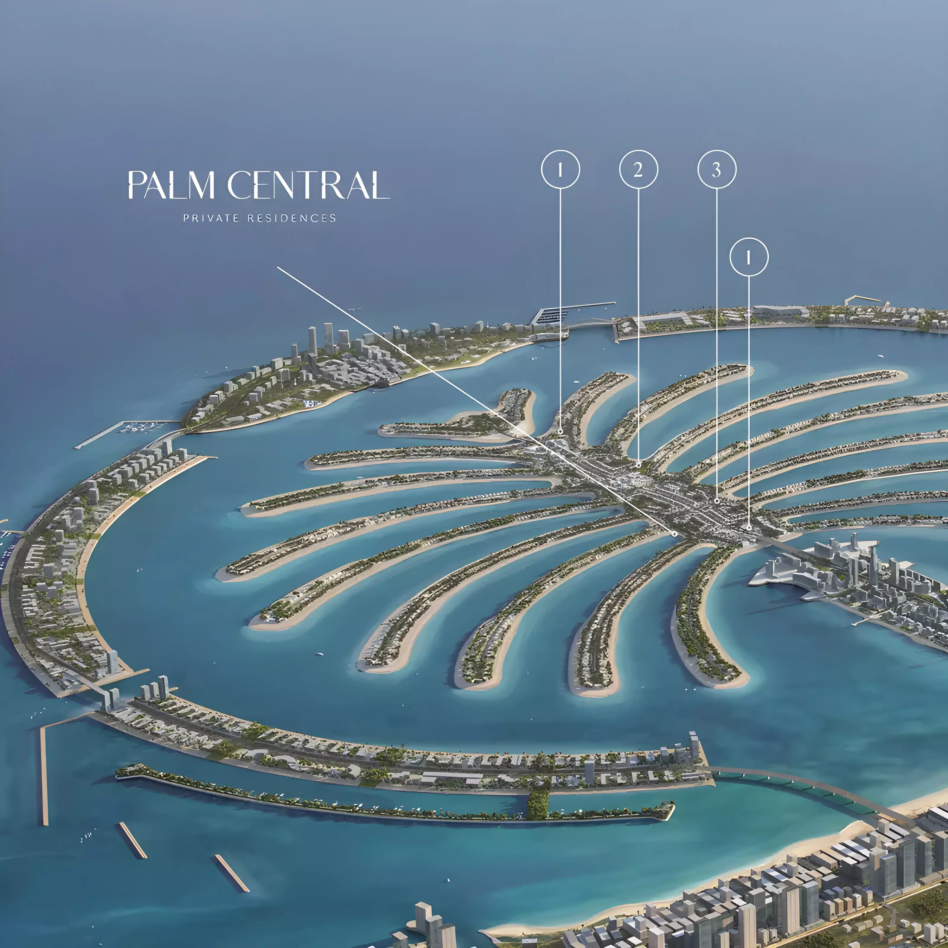 Palm Central Residences Frond N masterplan