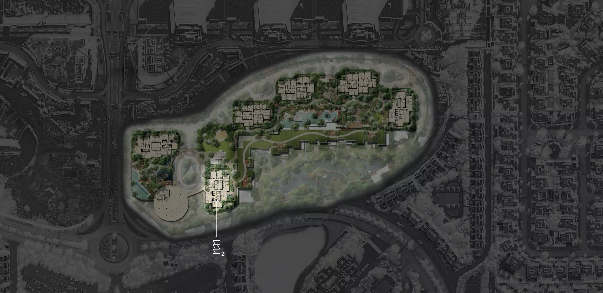 East Residence 2 At Serenia District masterplan