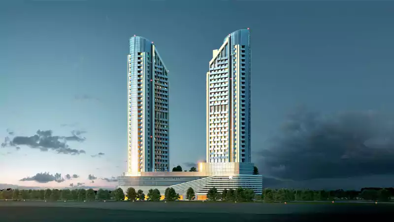 Cloud Twin Tower