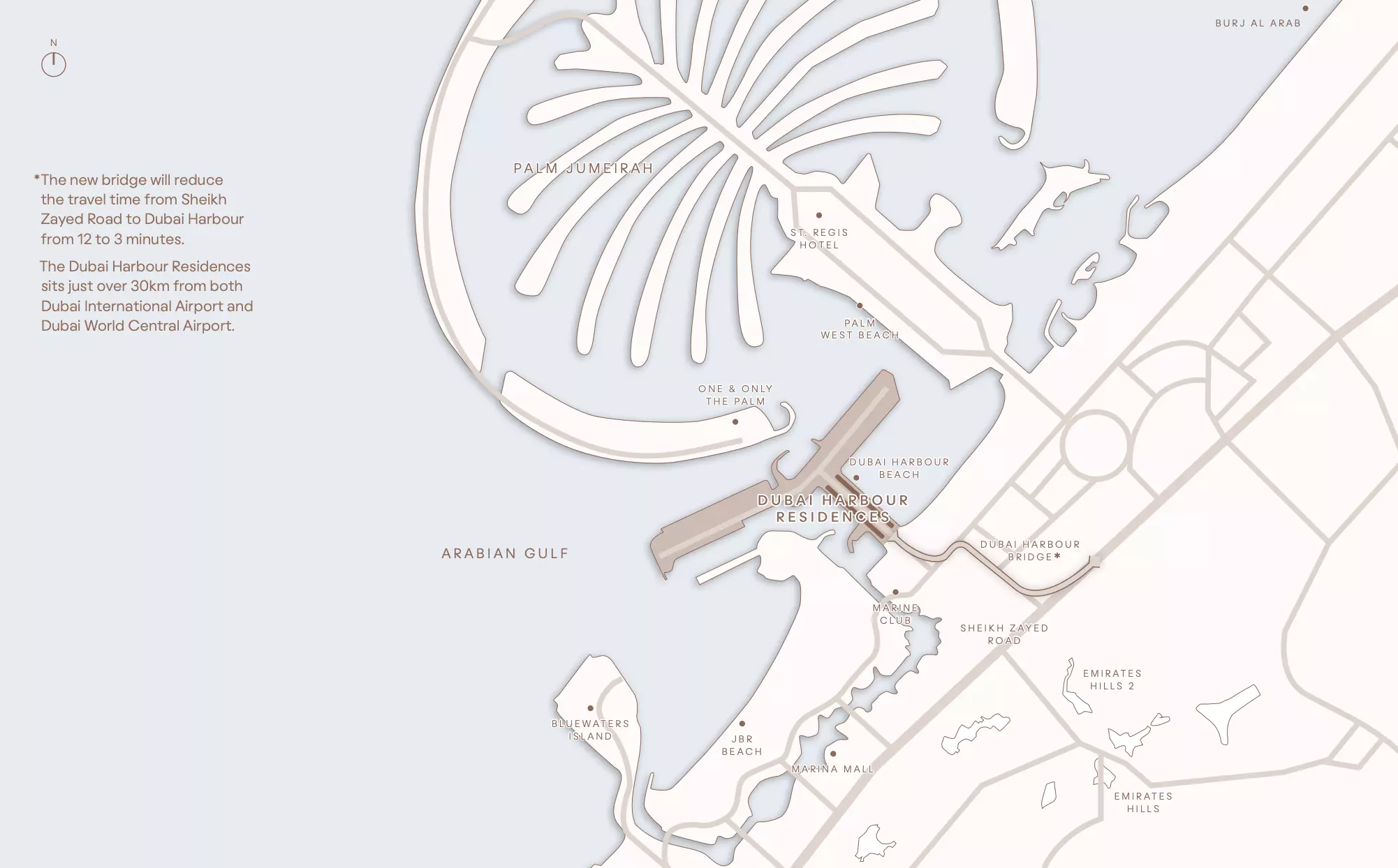 Dubai Harbour Residences Area 3 masterplan