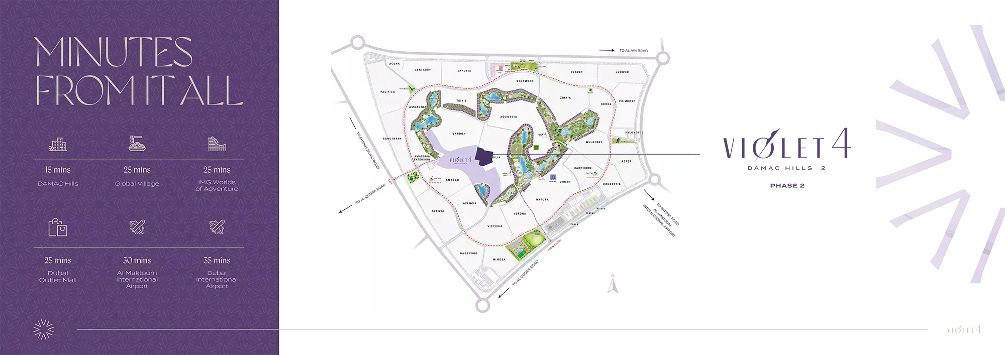 Violet 4 Phase 2 By Damac Properties masterplan