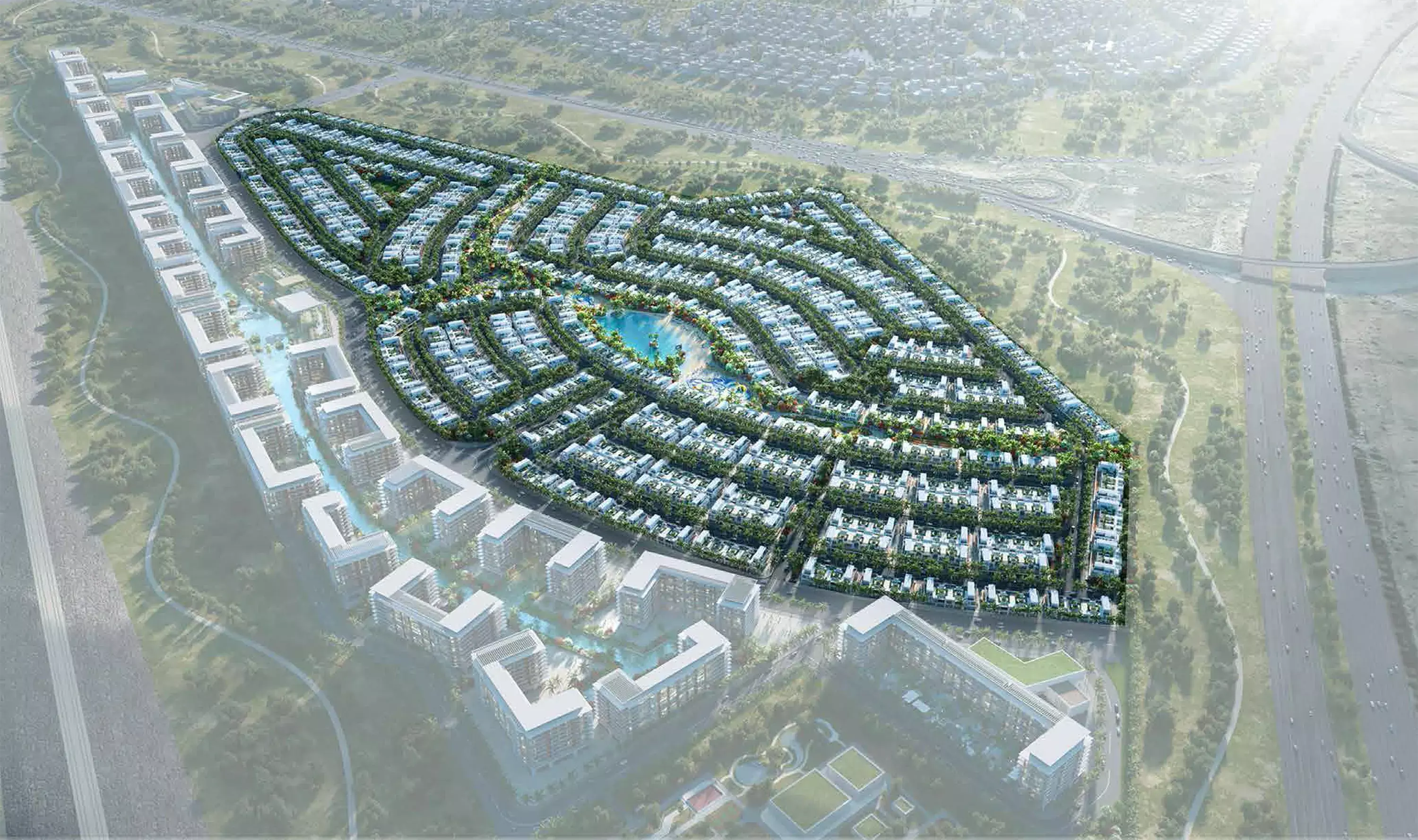 Damac Water Vein masterplan
