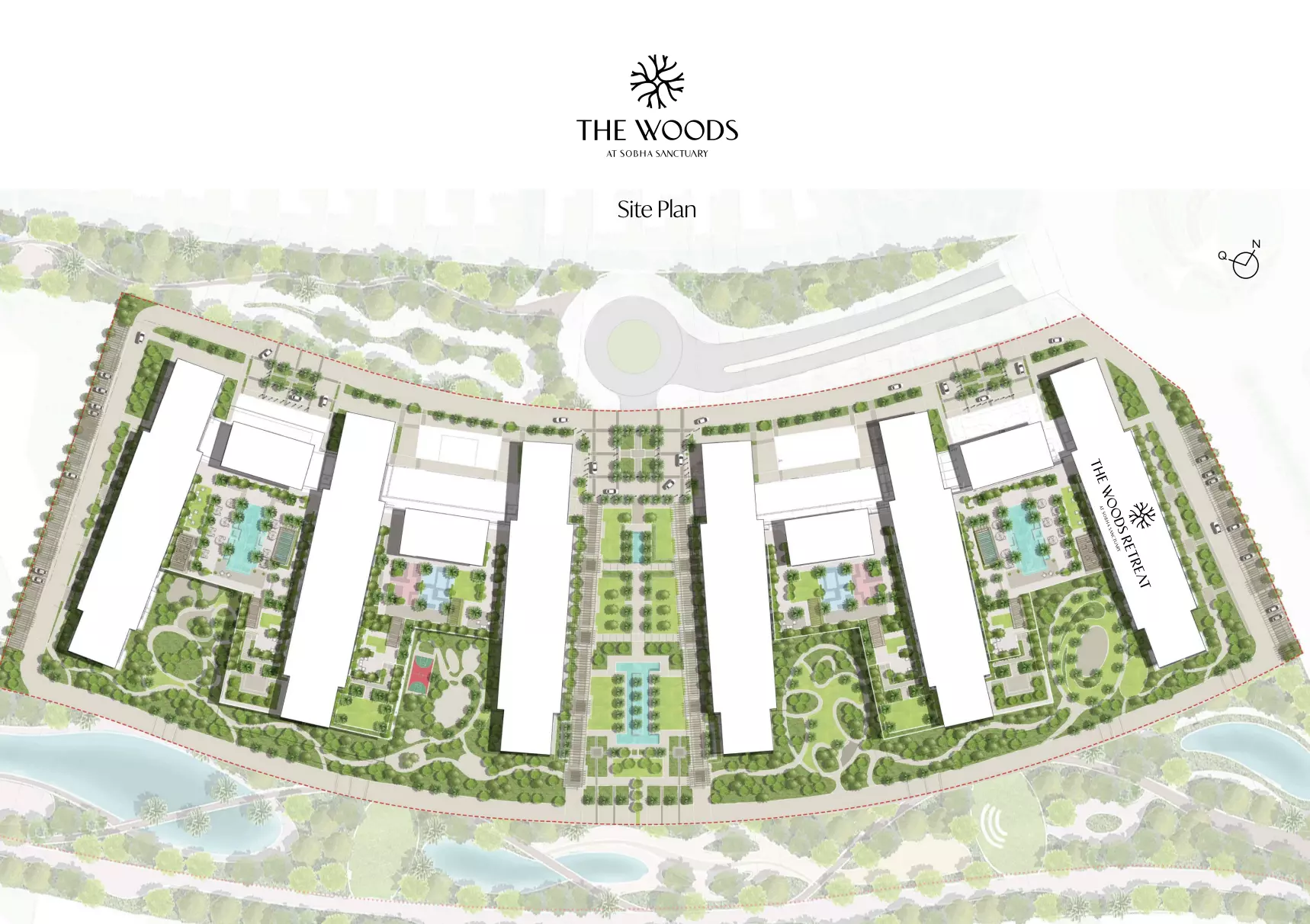 The Woods masterplan