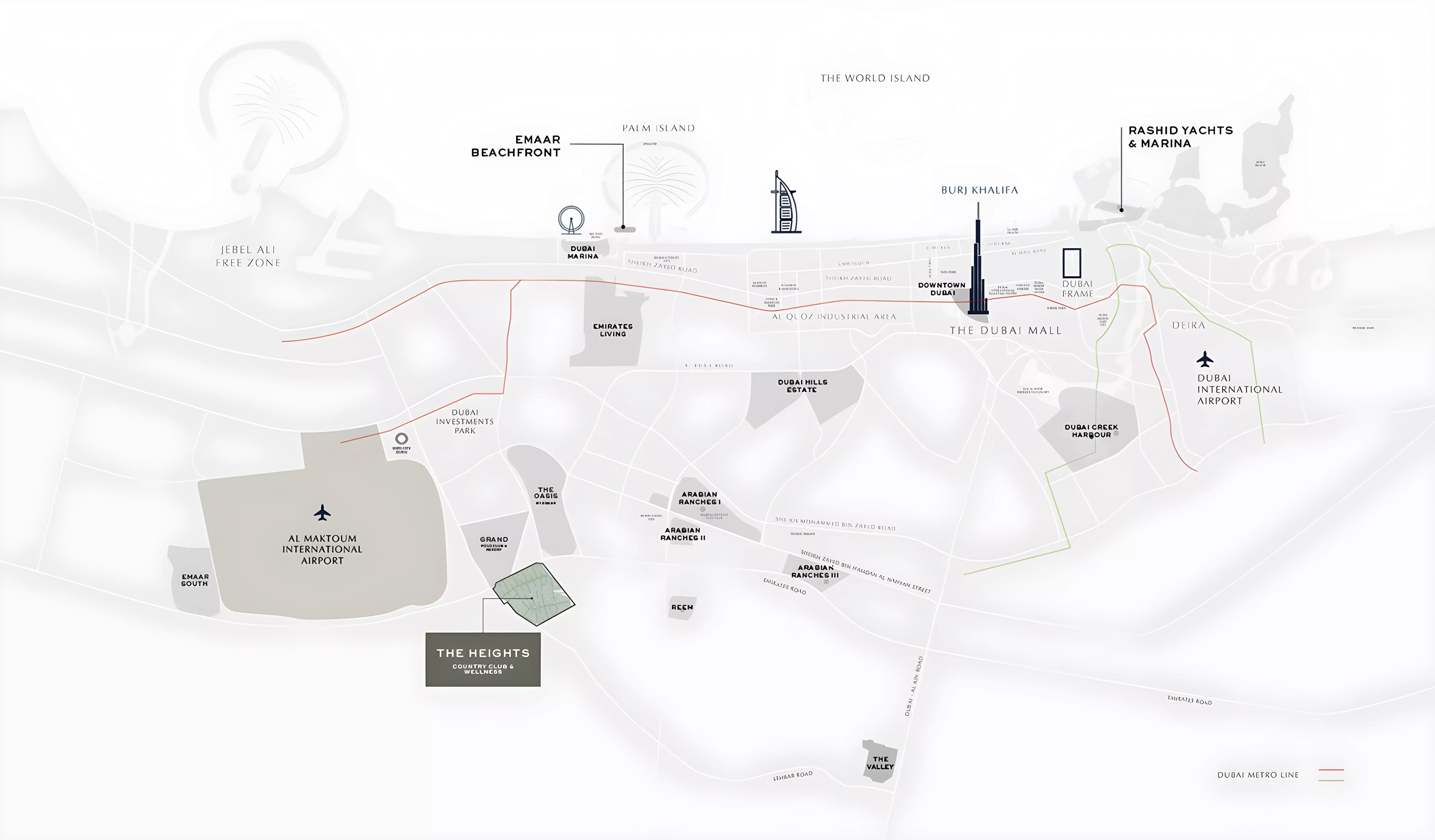 Faro At The Heights masterplan