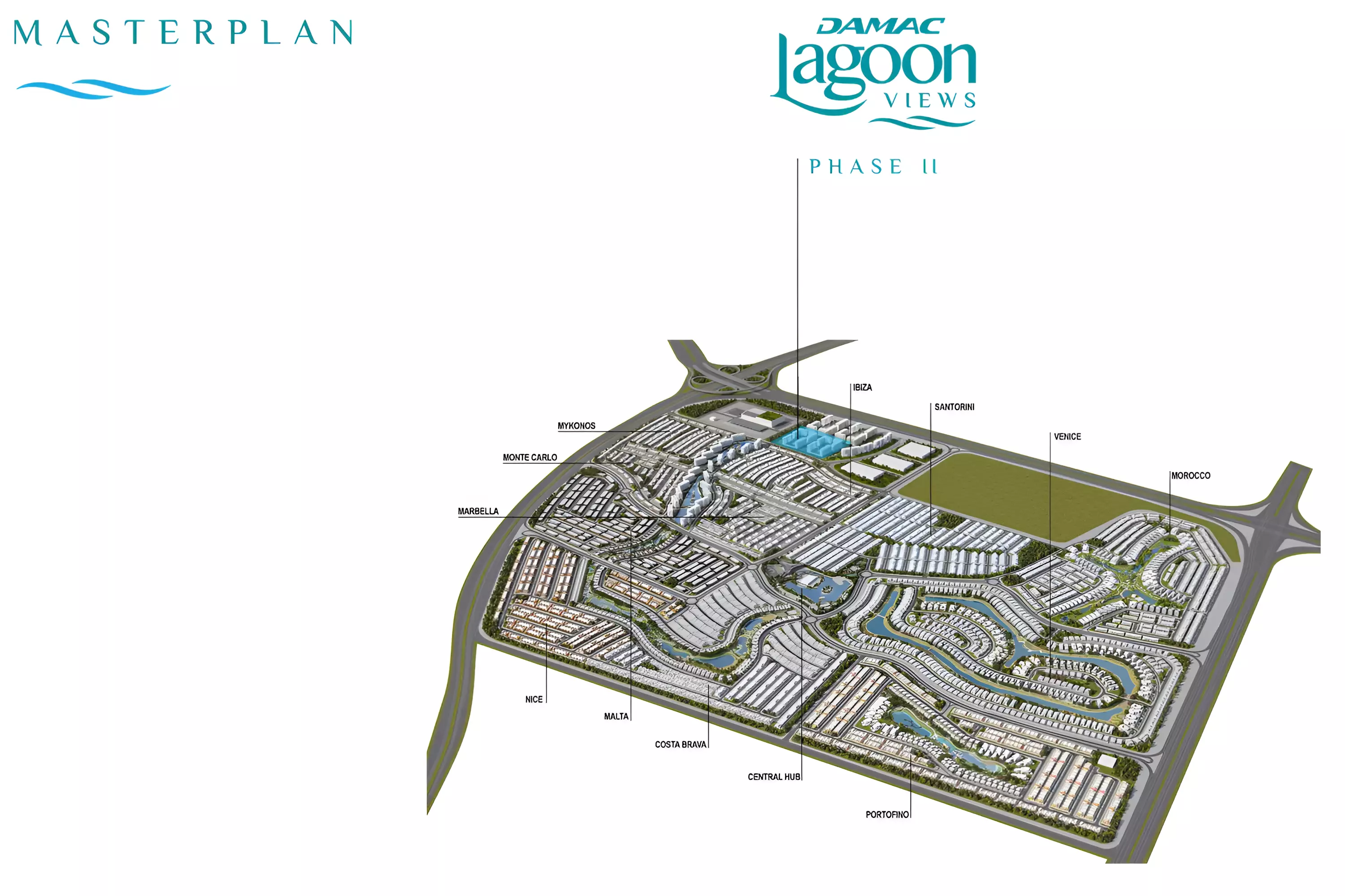 Damac Lagoon Views 2 masterplan