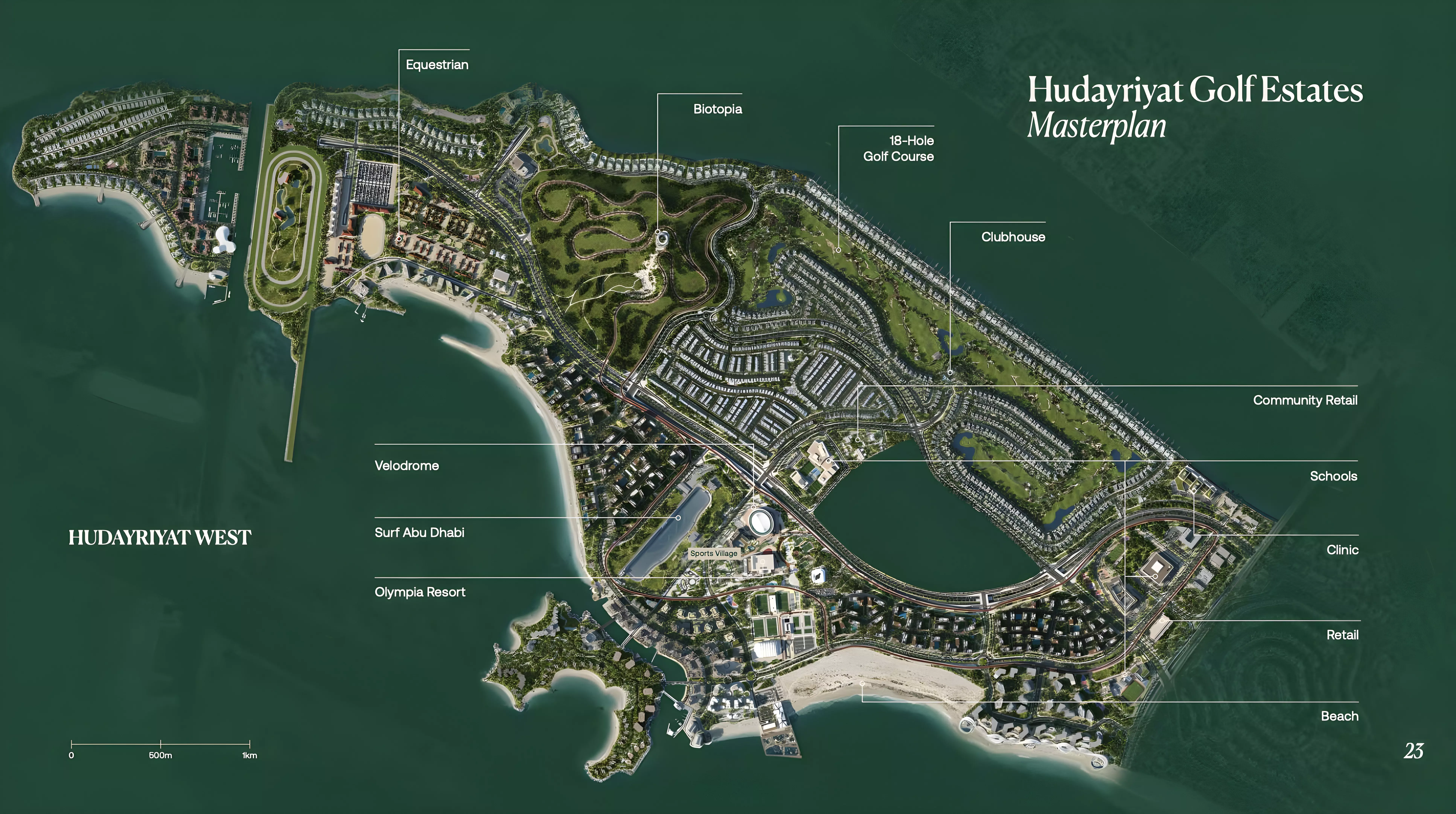 Hudayriyat Golf Estate masterplan