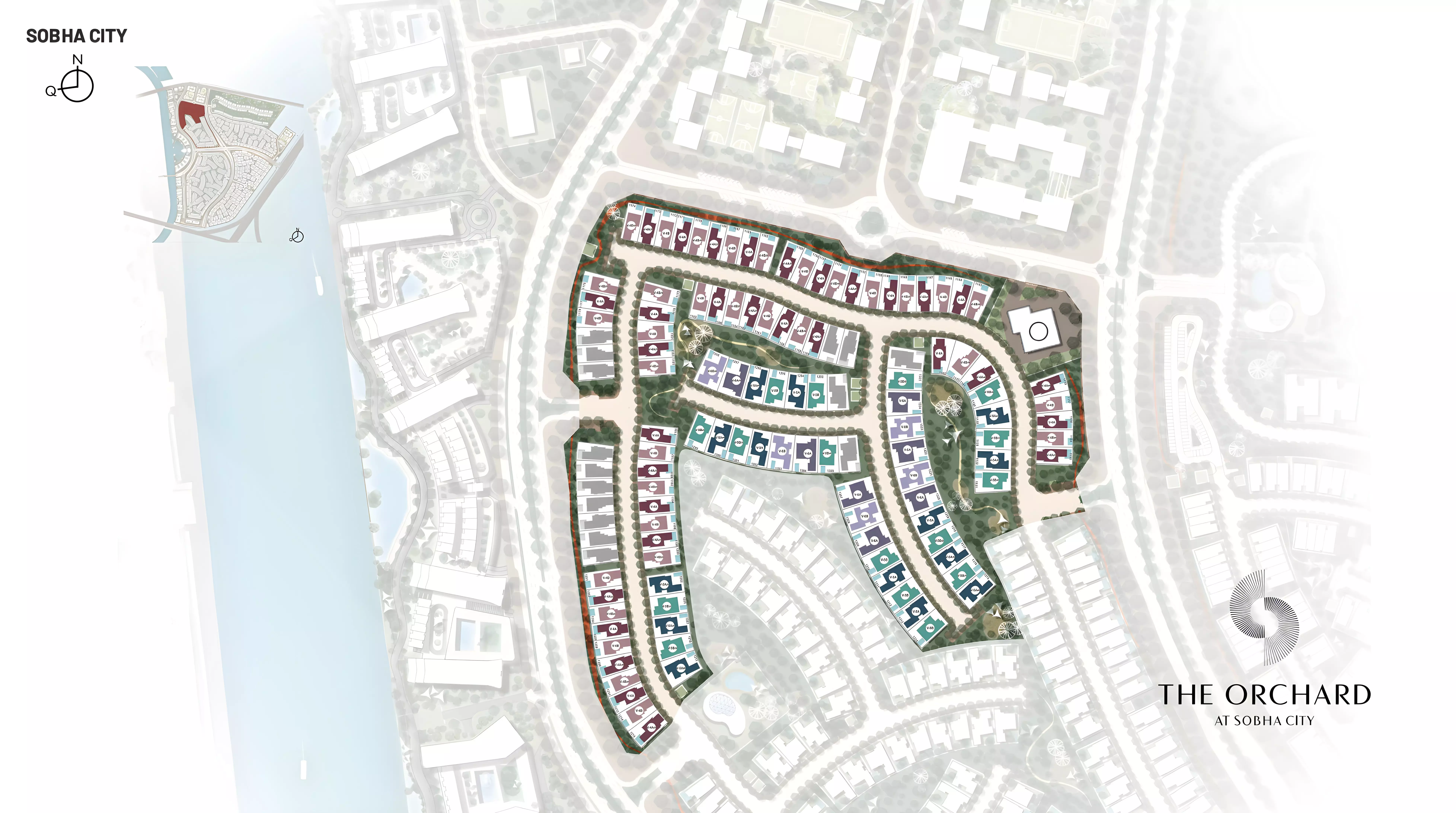 The Orchard at Sobha city masterplan