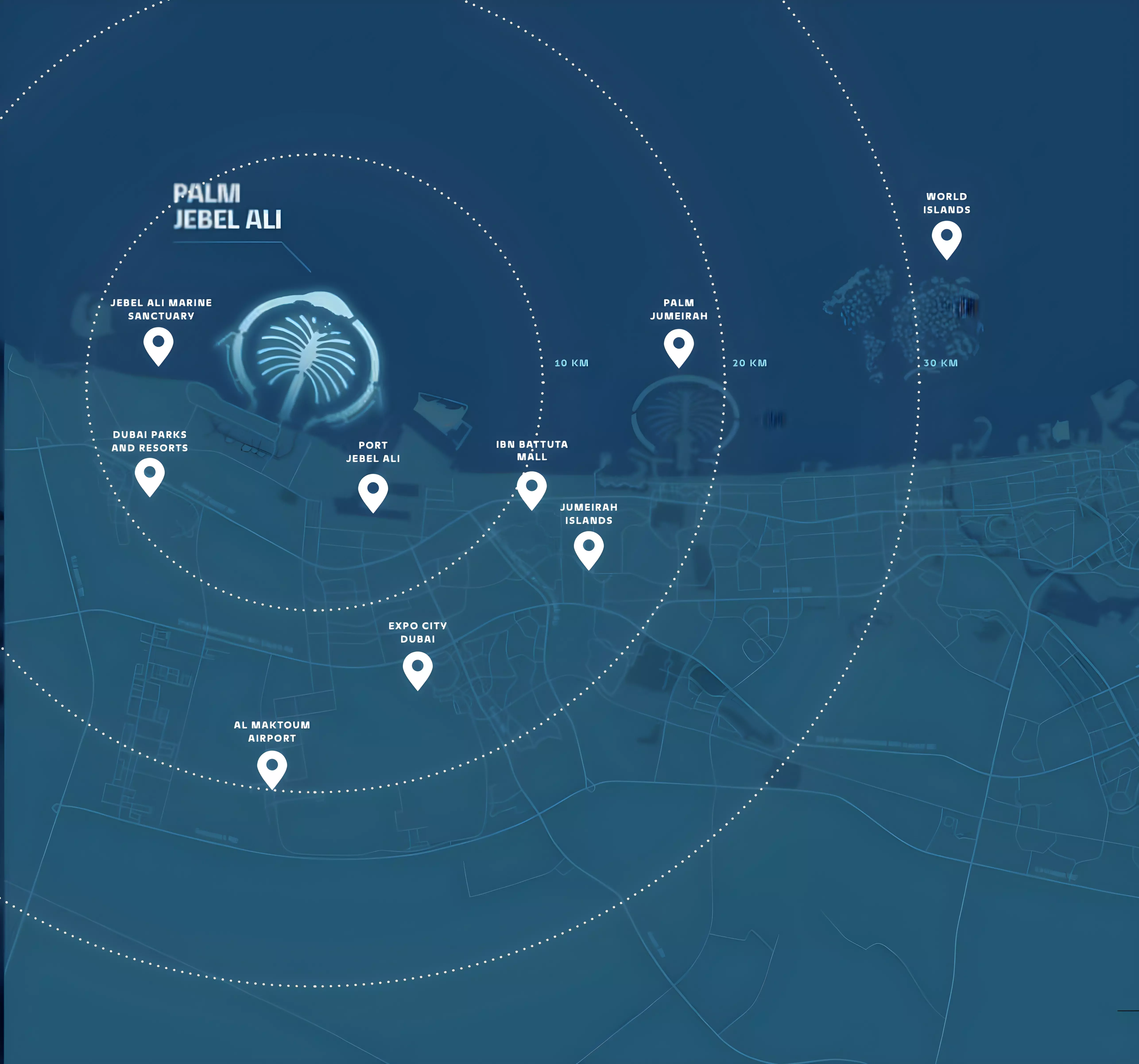 Palm Jebel Ali - The Beach And Coral Collection Frond B masterplan