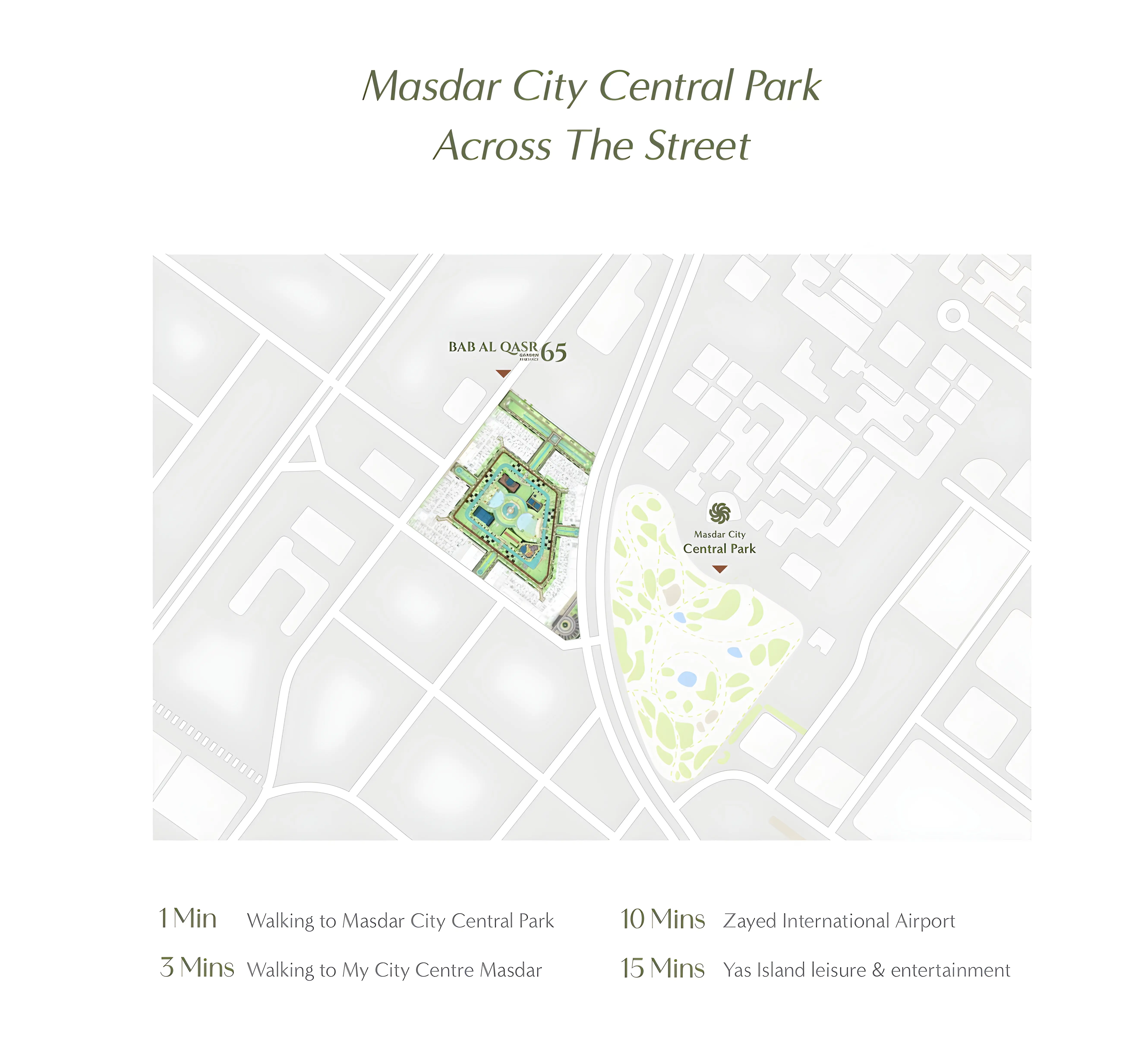 Bab Al Qasr Garden Residences 65 masterplan