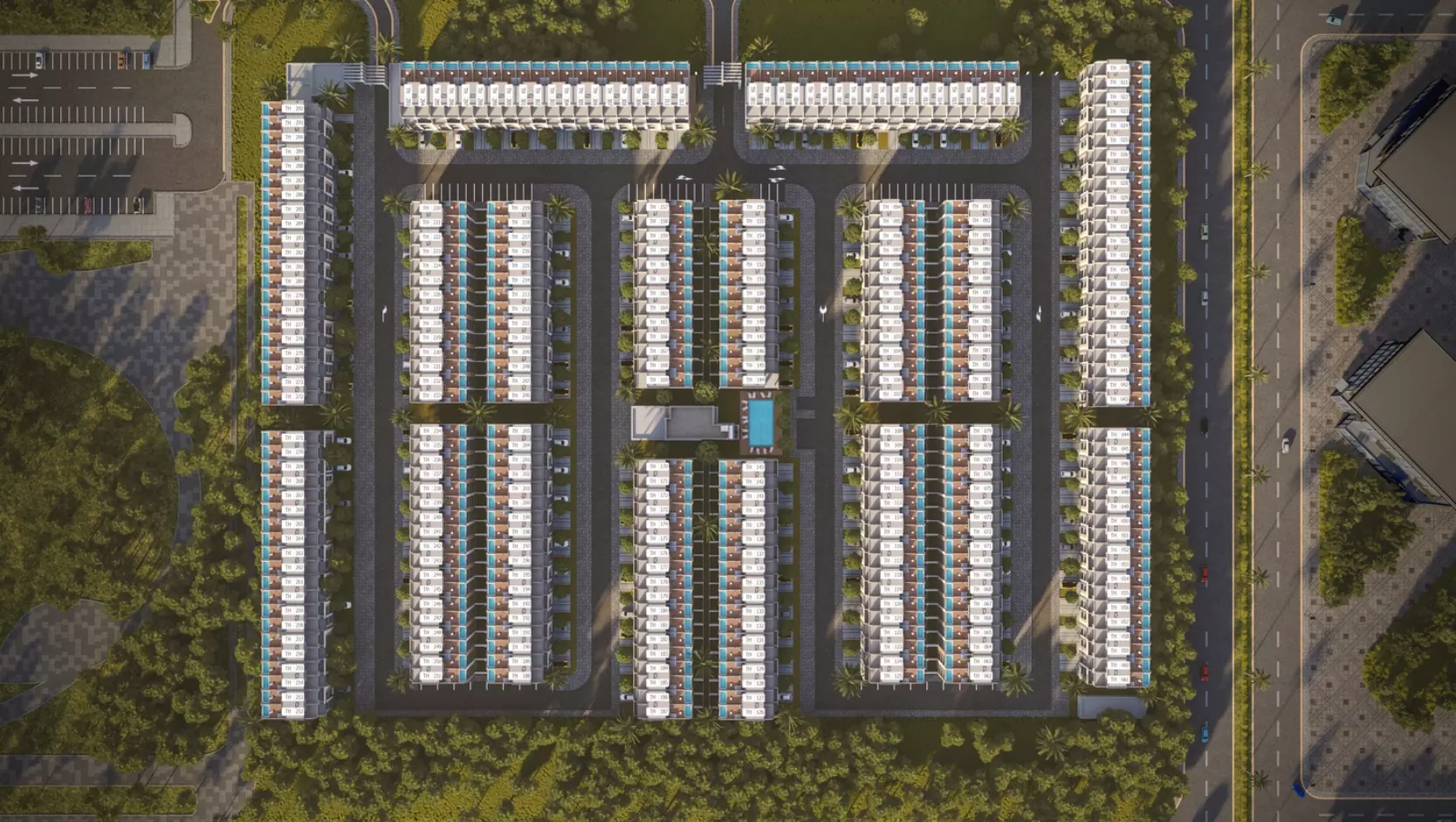 Reportage Village Khalifa City masterplan