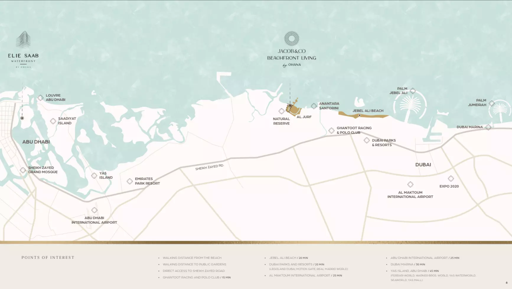 Jacob & Co. Beachfront Living masterplan