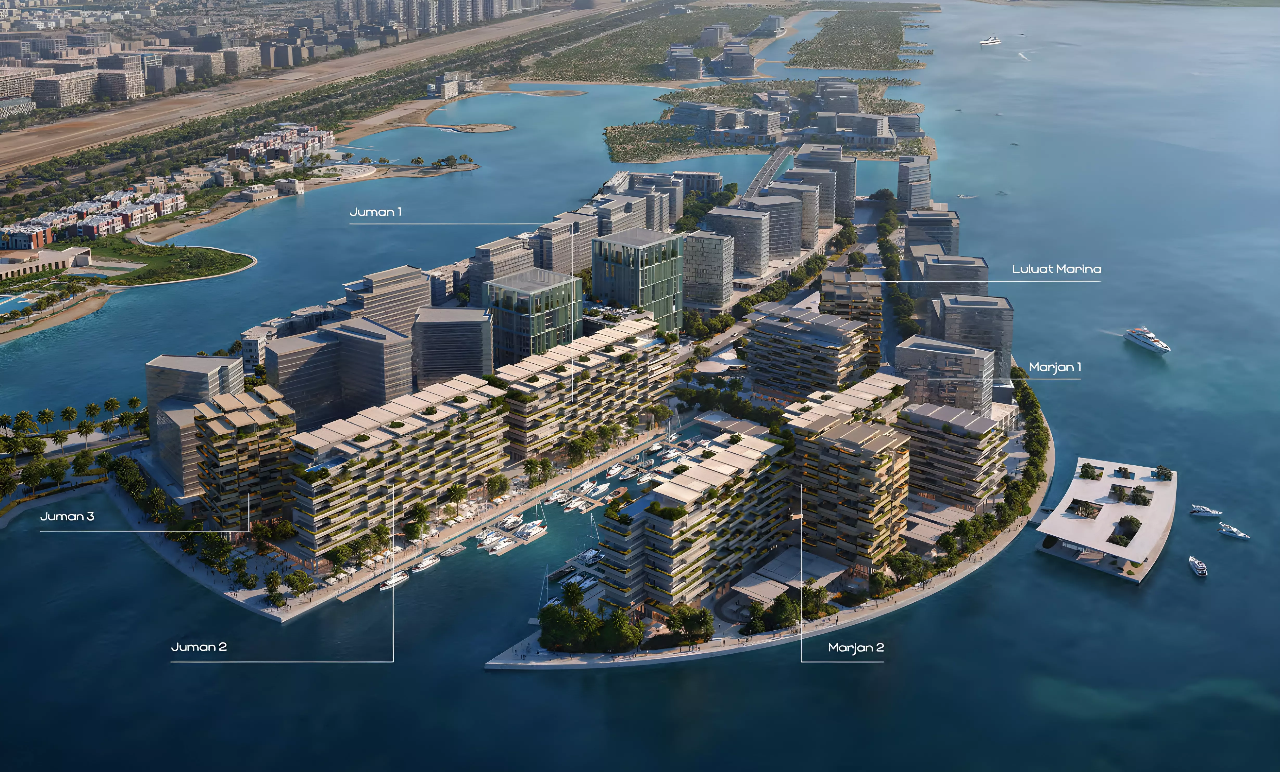 Luluat Marina Residences masterplan
