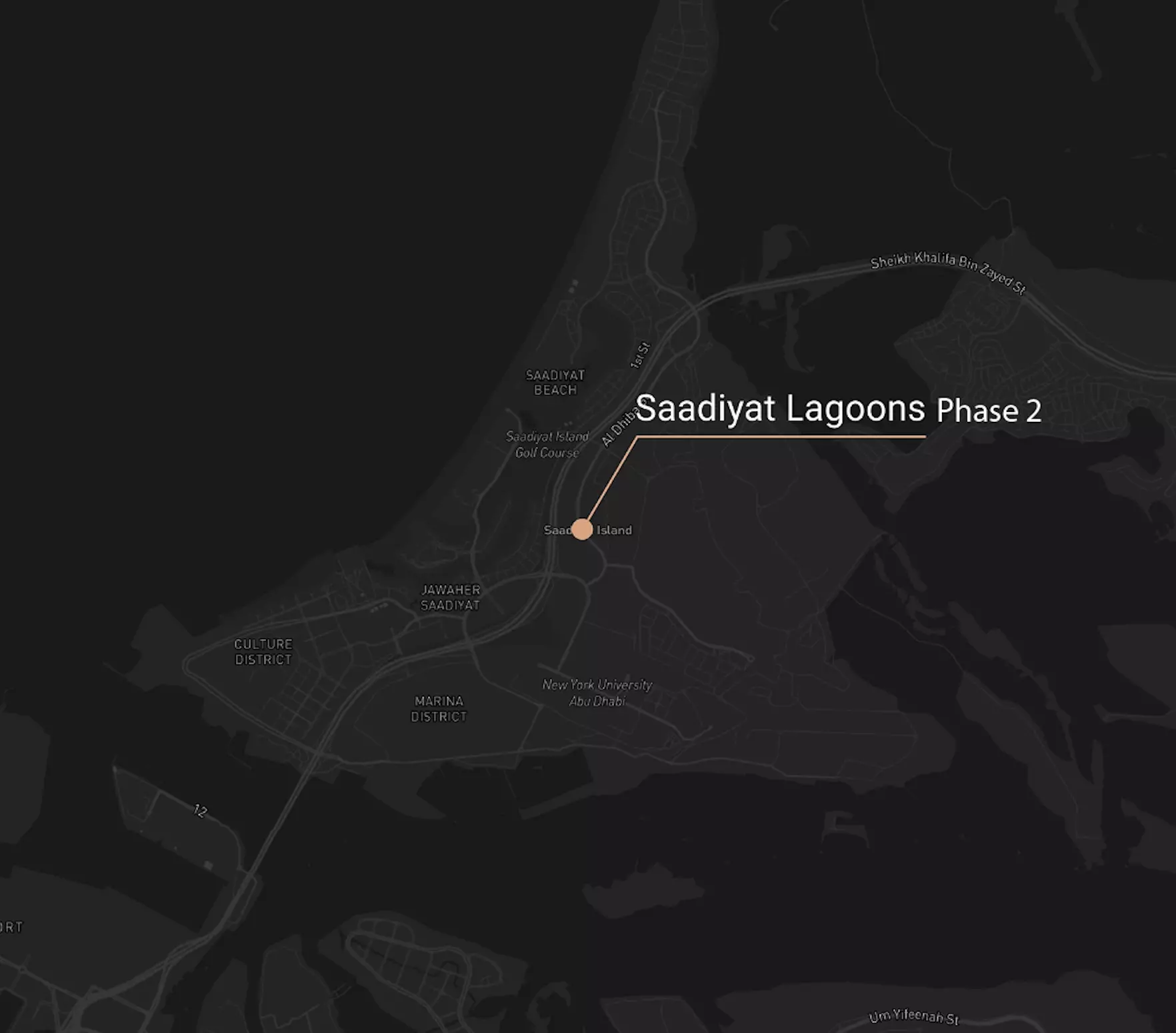 Saadiyat Lagoons Phase 2 By Aldar masterplan