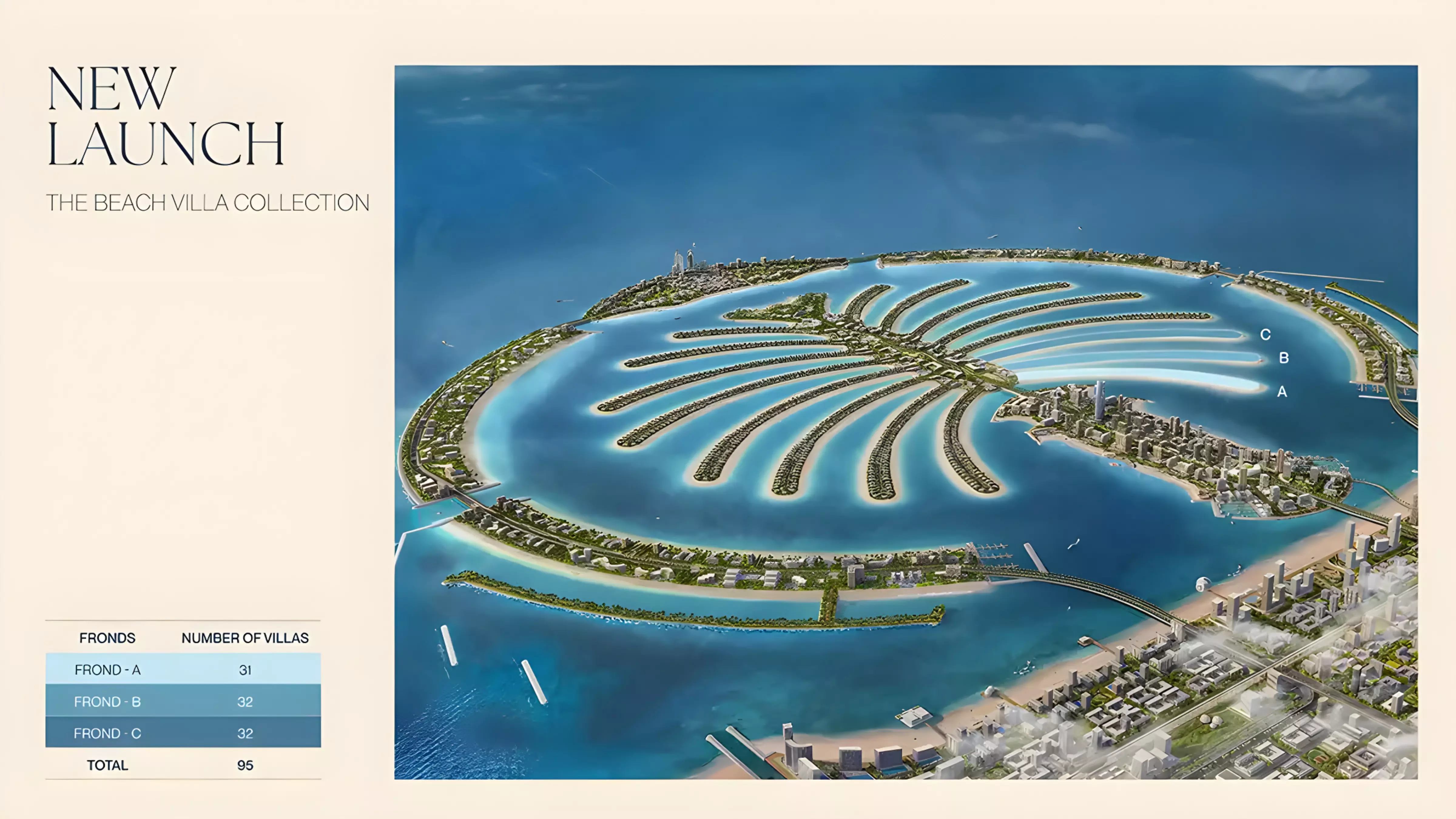 Palm Jebel Ali - The Beach And Coral Collection Frond C masterplan