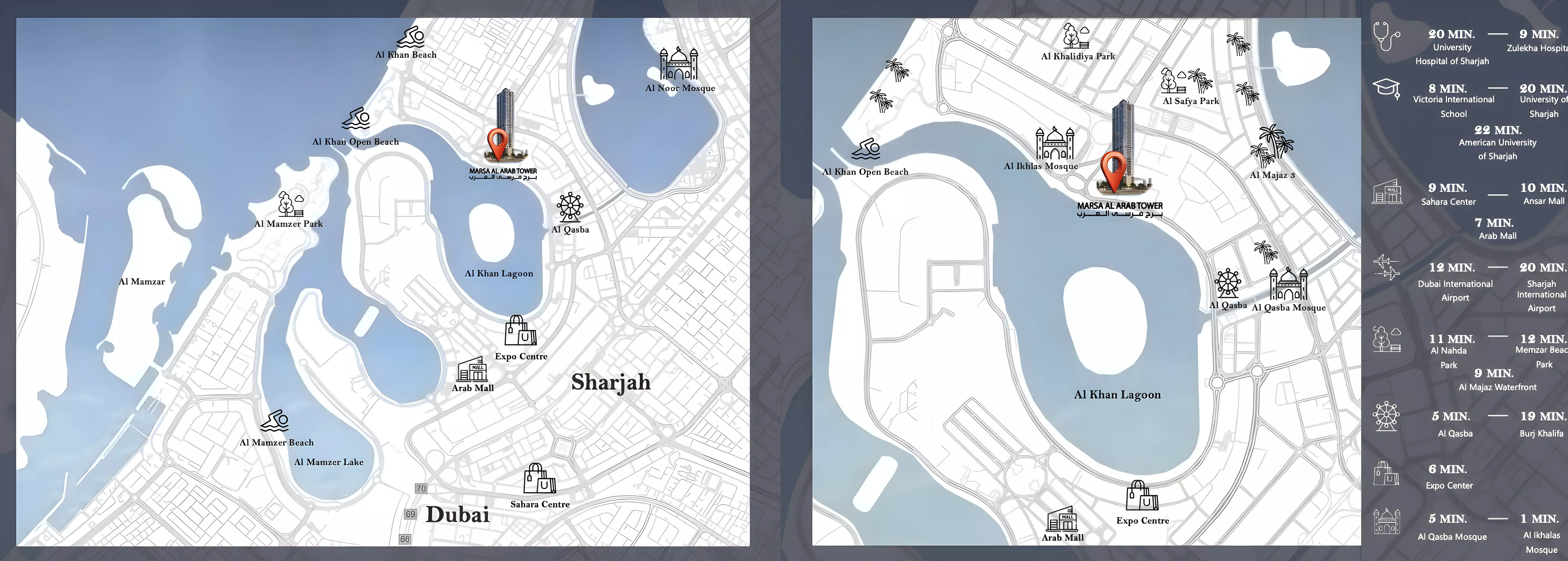 Marsa Al Arab Tower masterplan