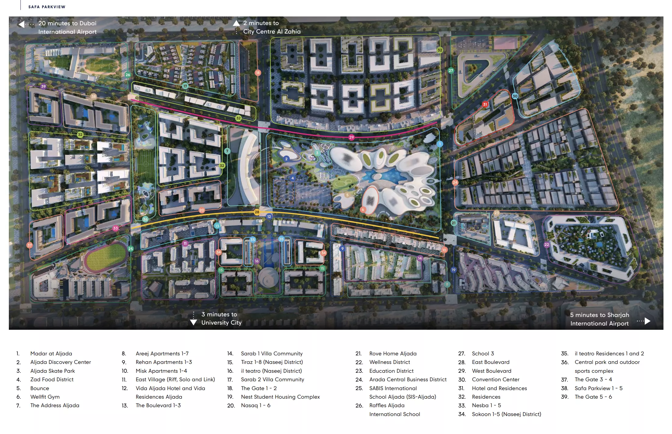 Safa Parkview masterplan