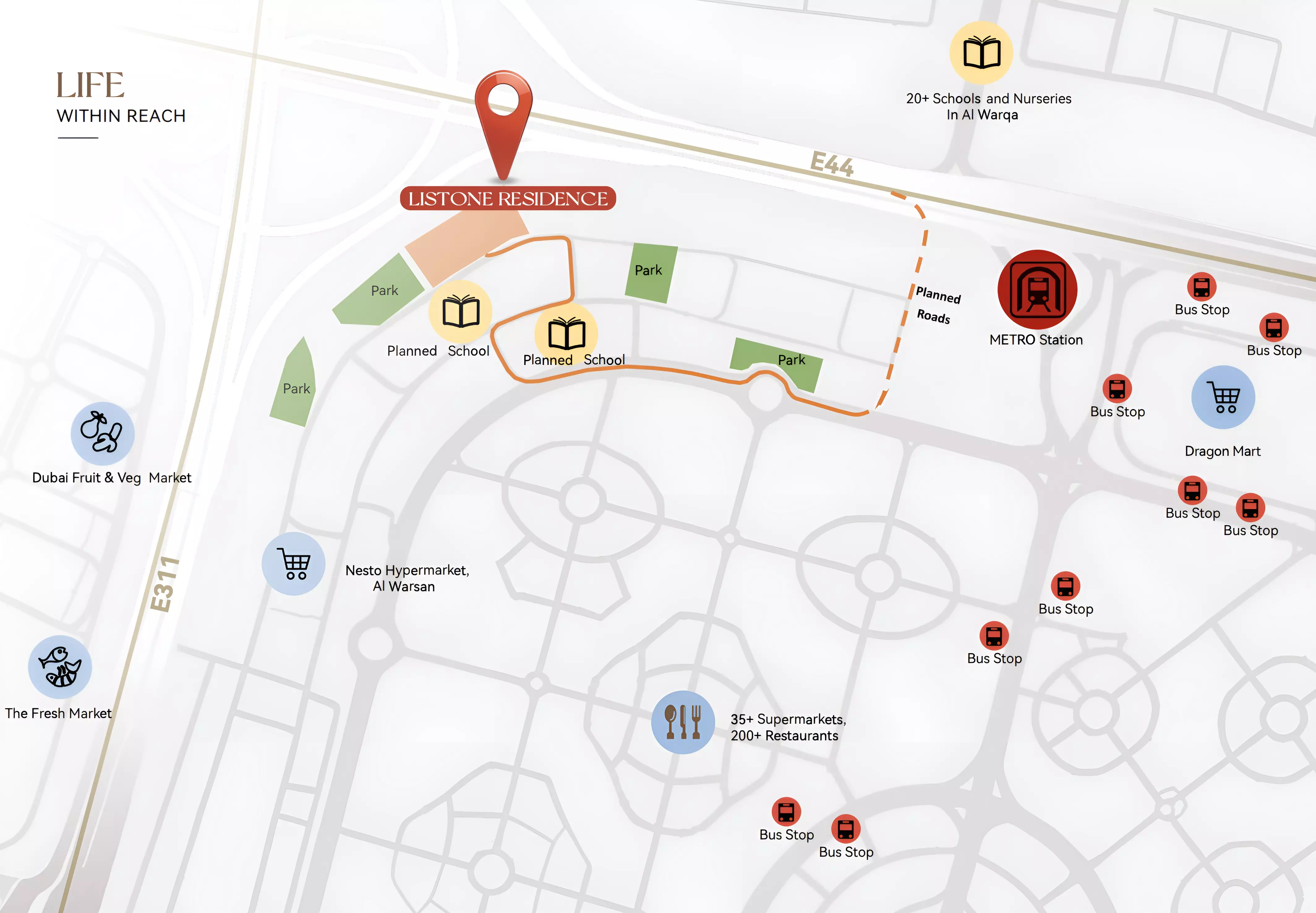 Listone Residence masterplan