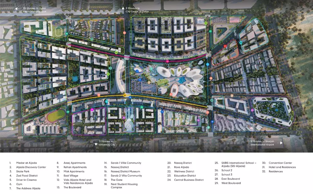 Nasaq Phase 4 By Arada masterplan