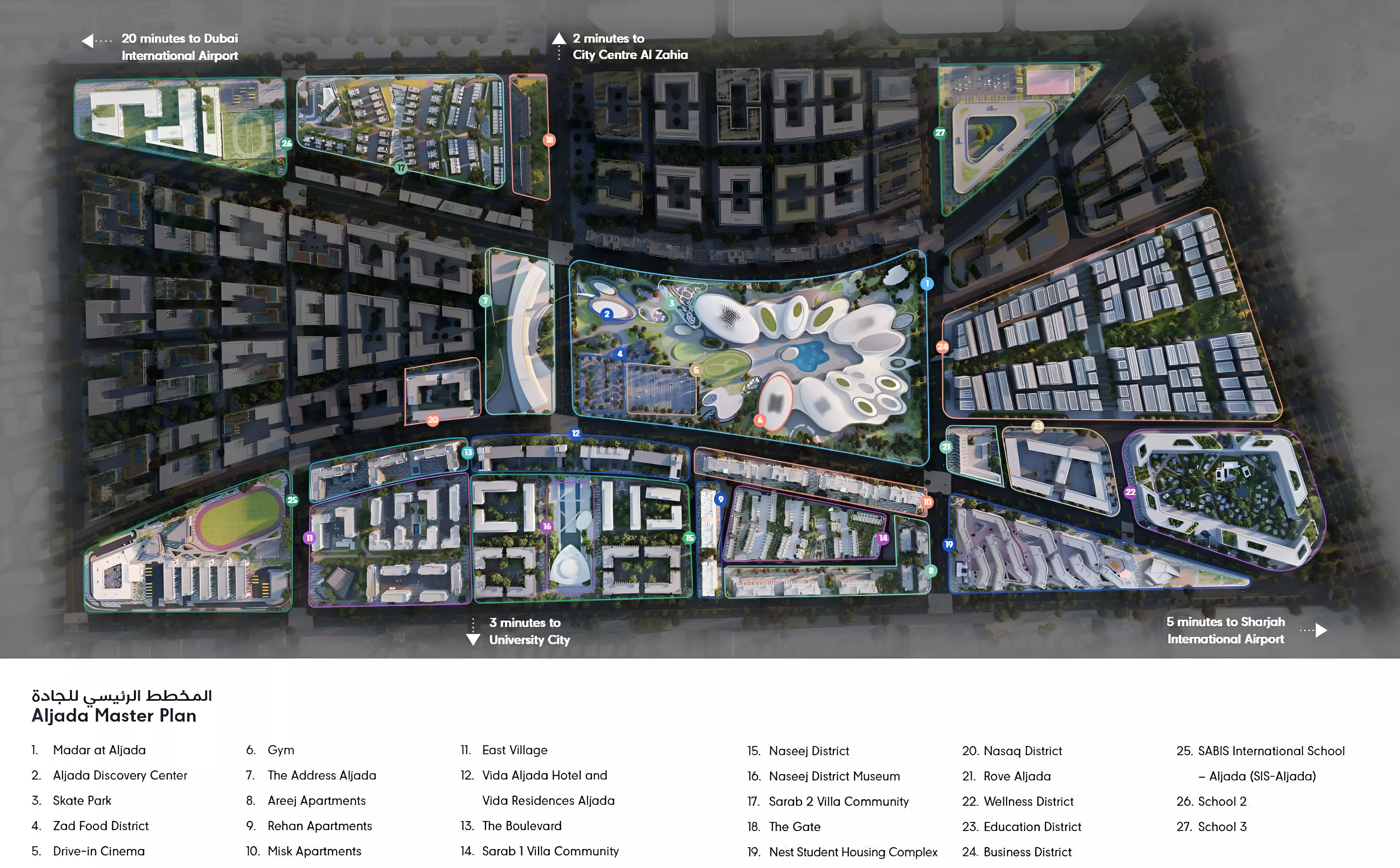 Nasaq 1 By Arada masterplan
