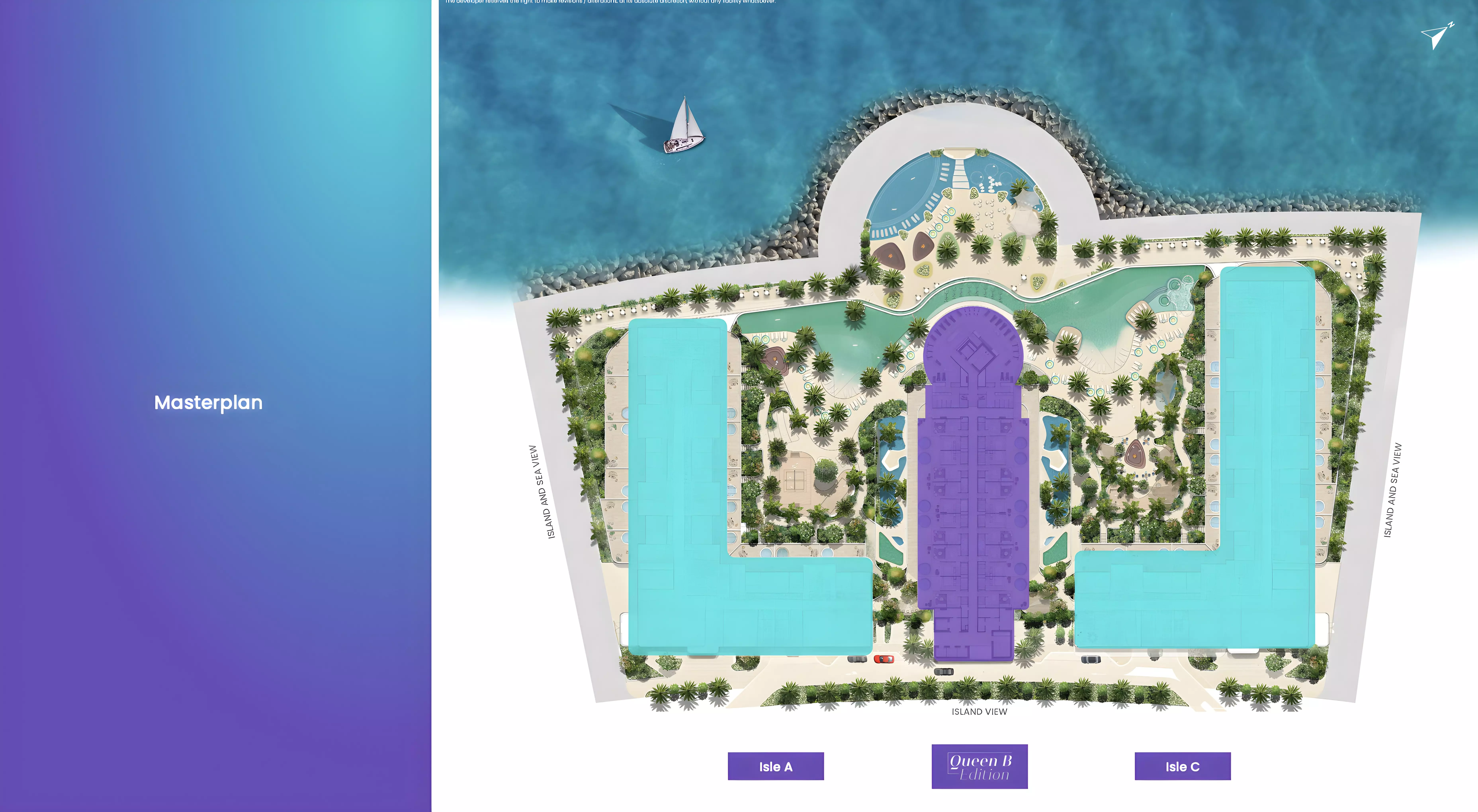 Trio Isle Queen B masterplan