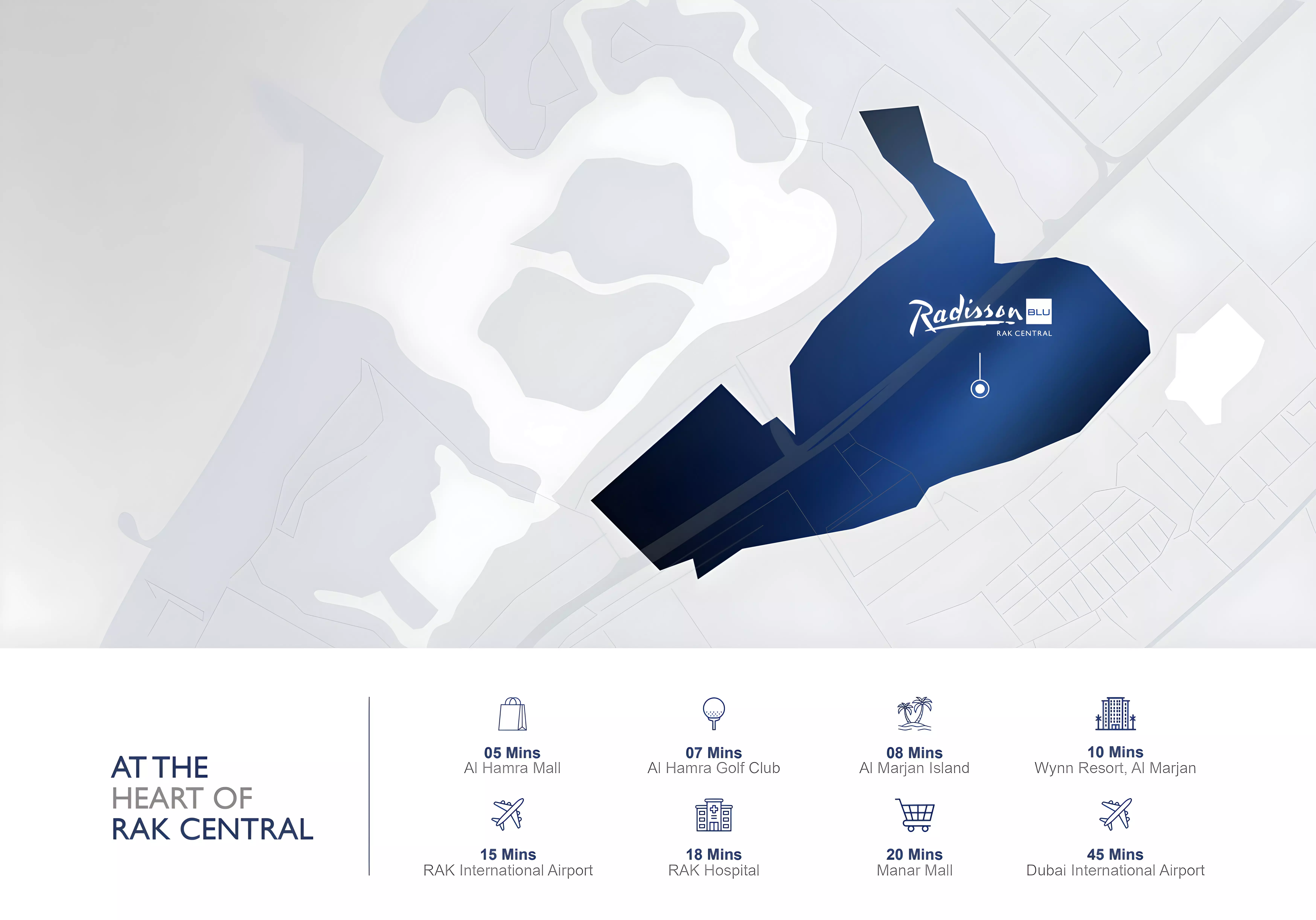 Radisson Blu Hotel & Residences masterplan