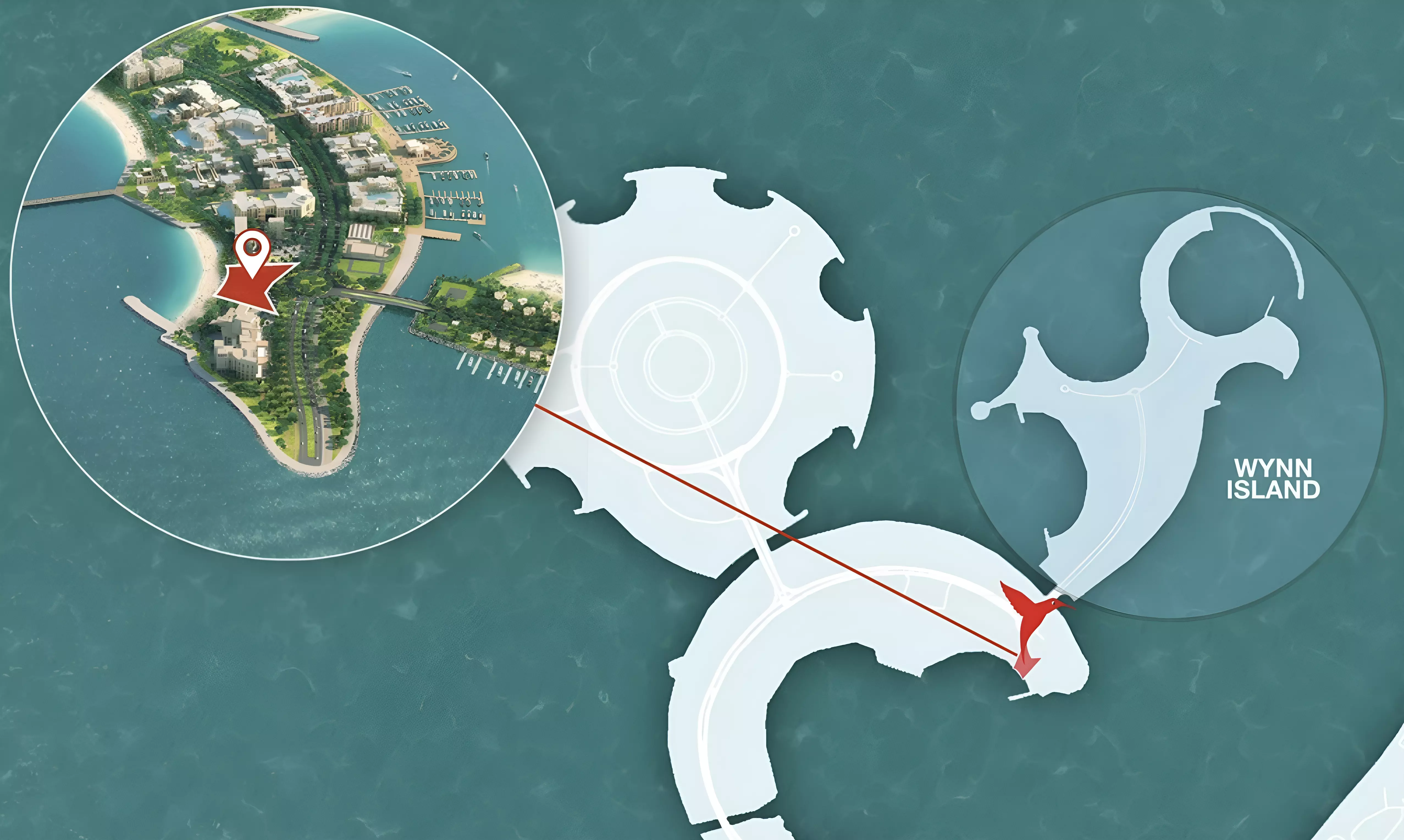 The Unexpected Al Marjan Island Hotel & Residences masterplan