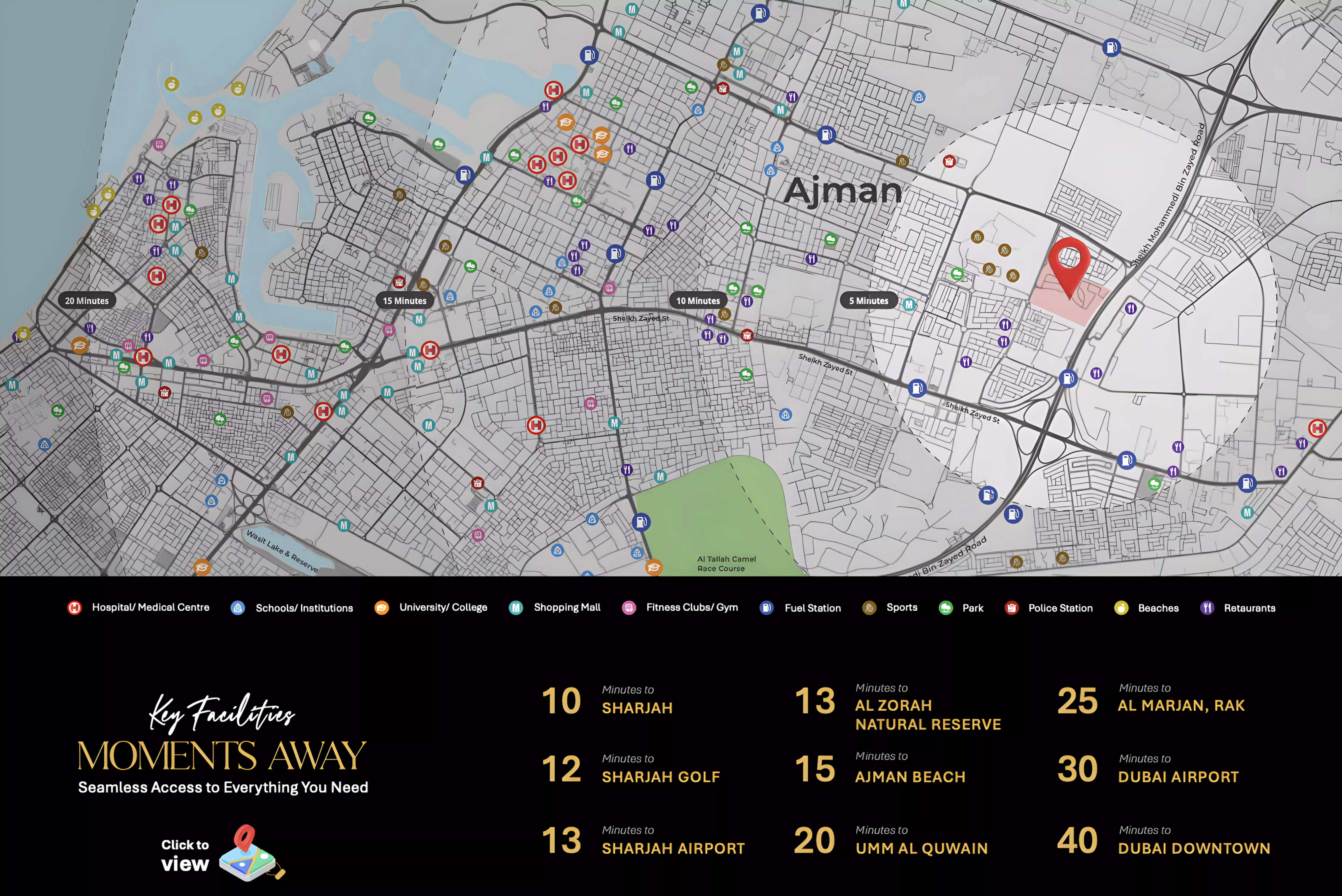 Tiger Downtown Ajman masterplan