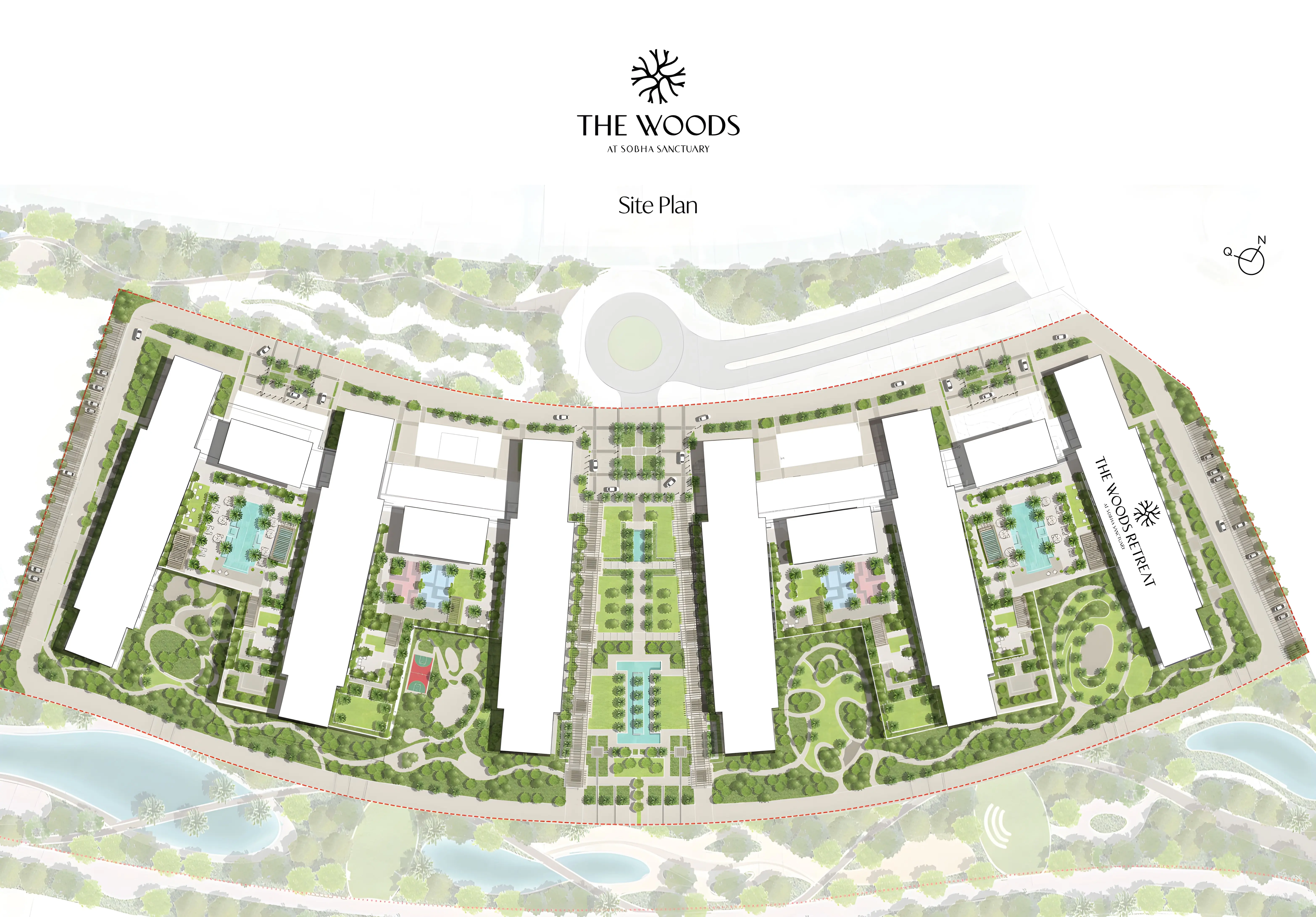 The Woods Serenity masterplan