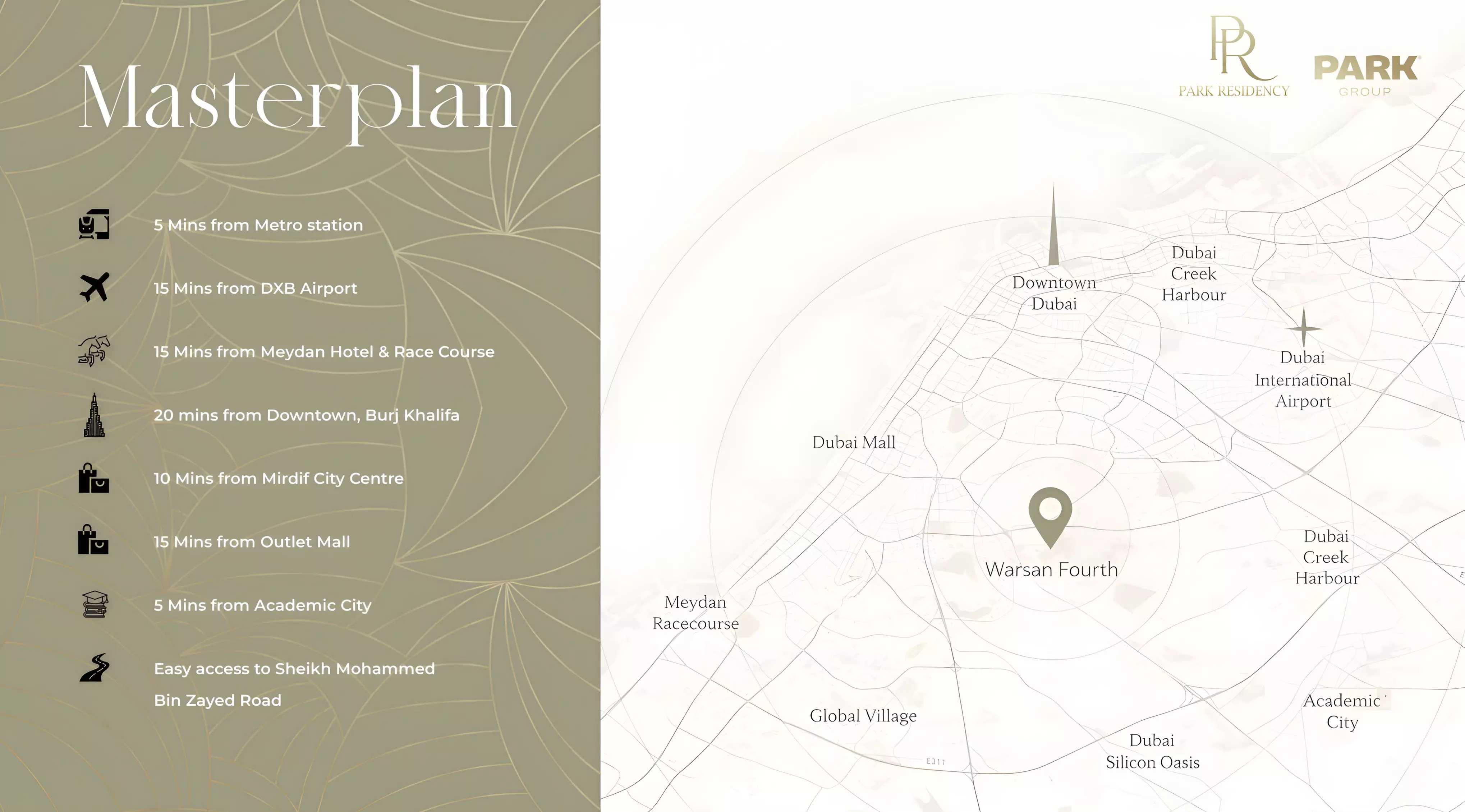 Park Residency masterplan