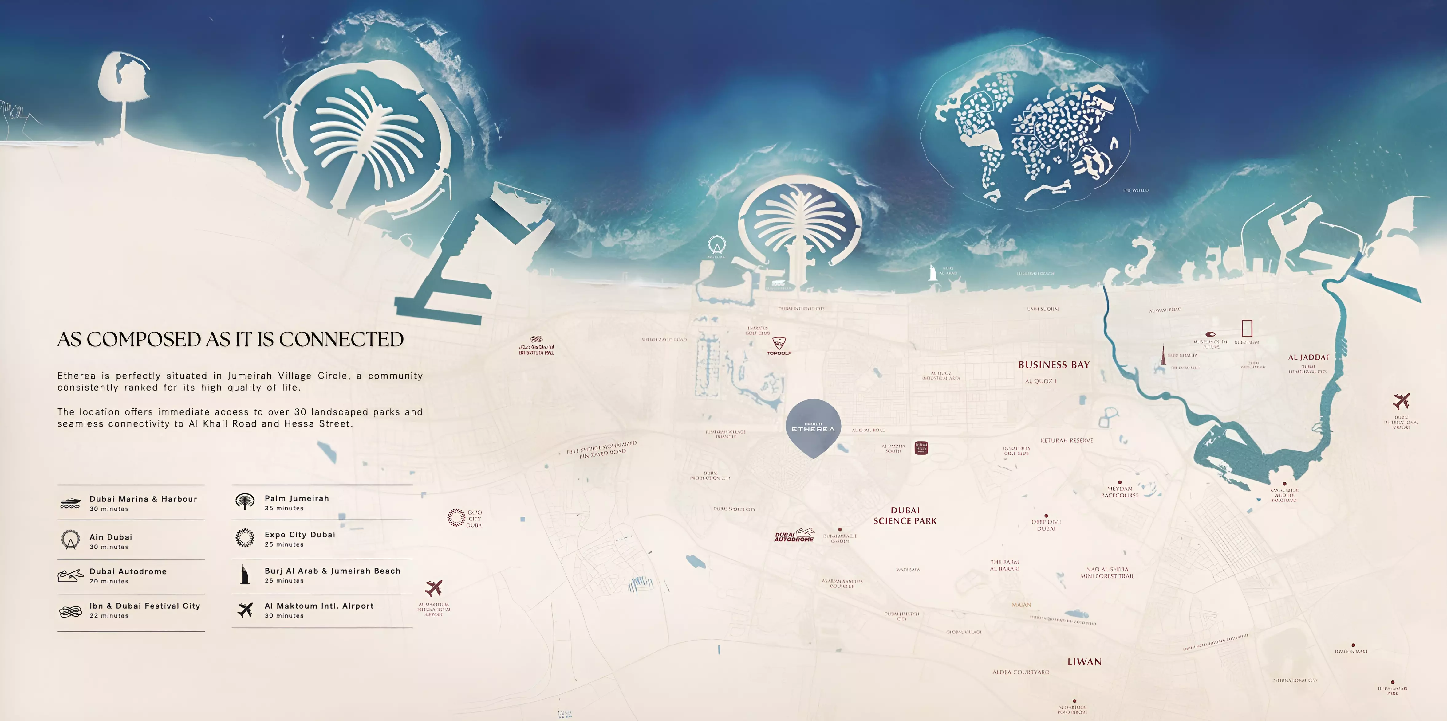 Binghatti Etherea masterplan