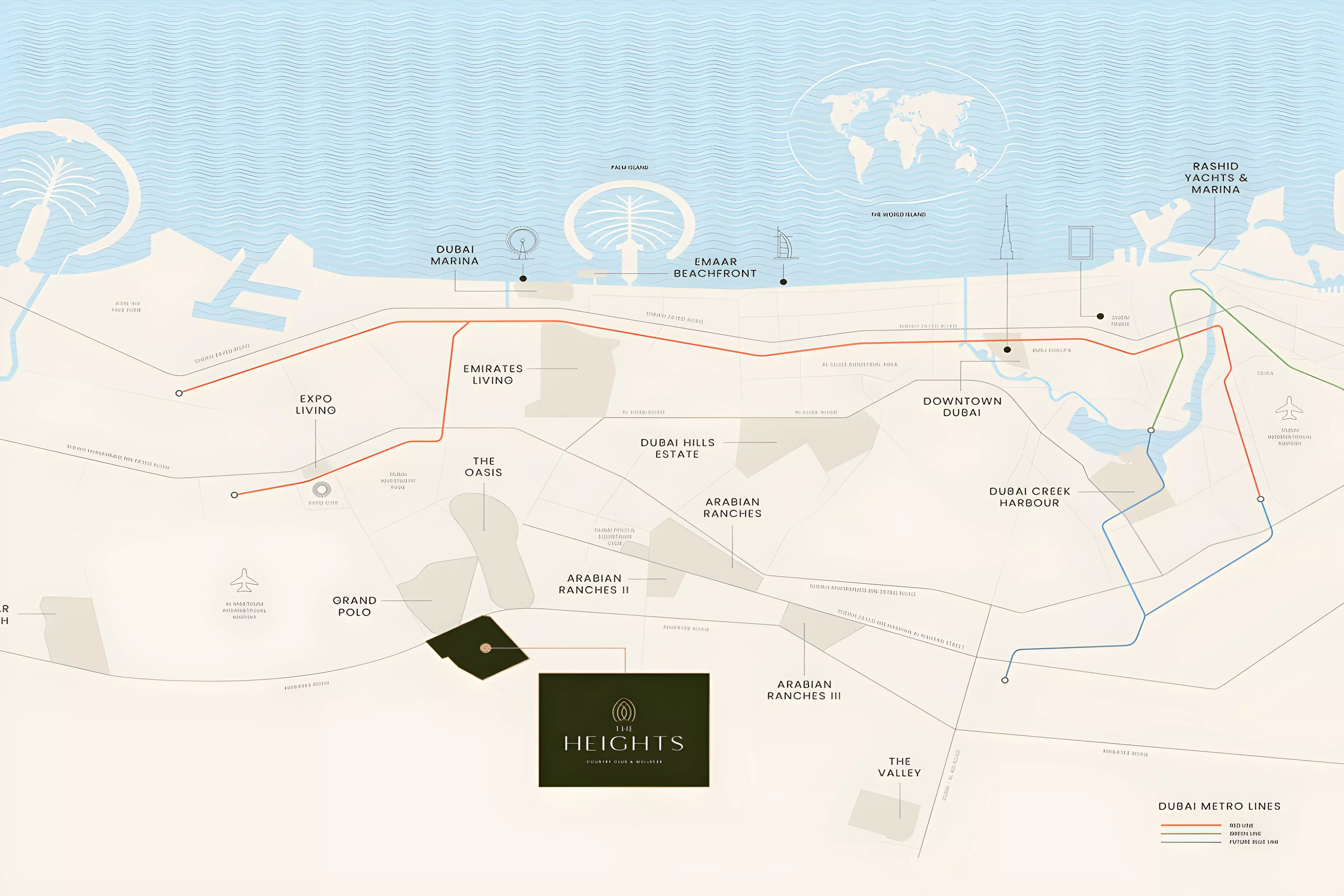 Faro 2 At The Heights masterplan