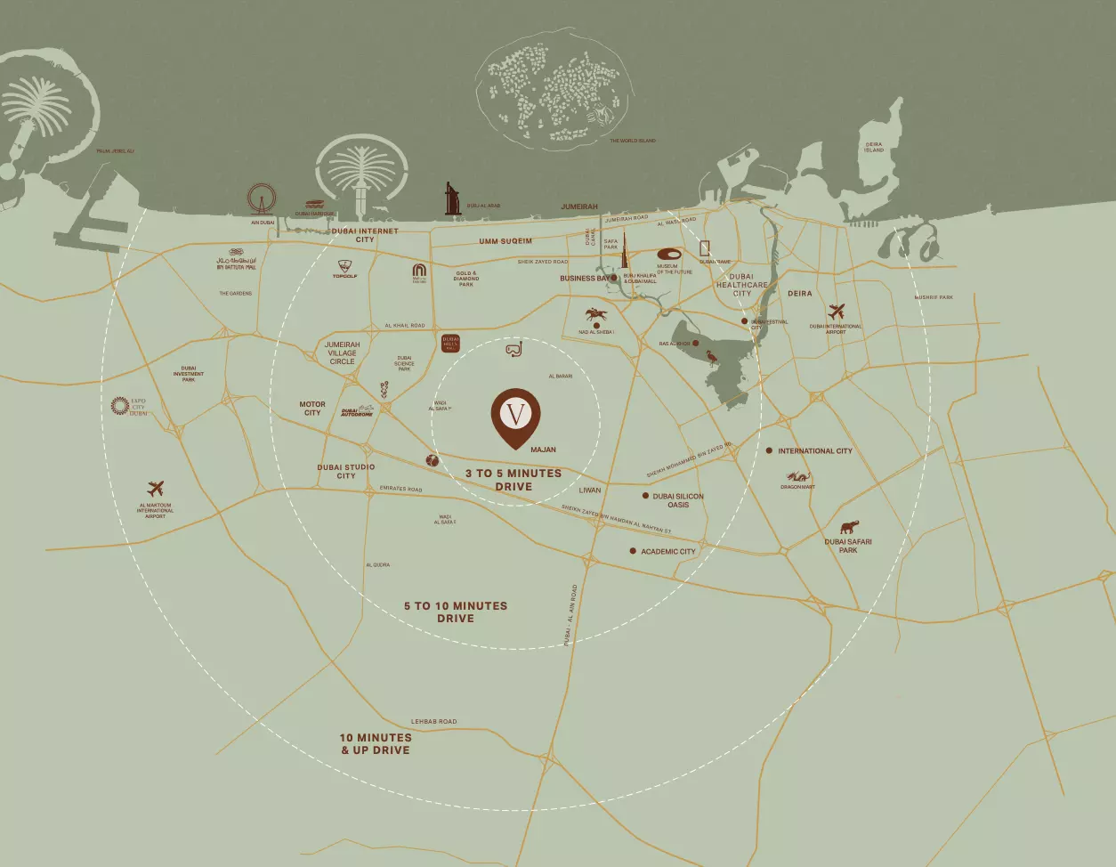 Binghatti Vintage masterplan