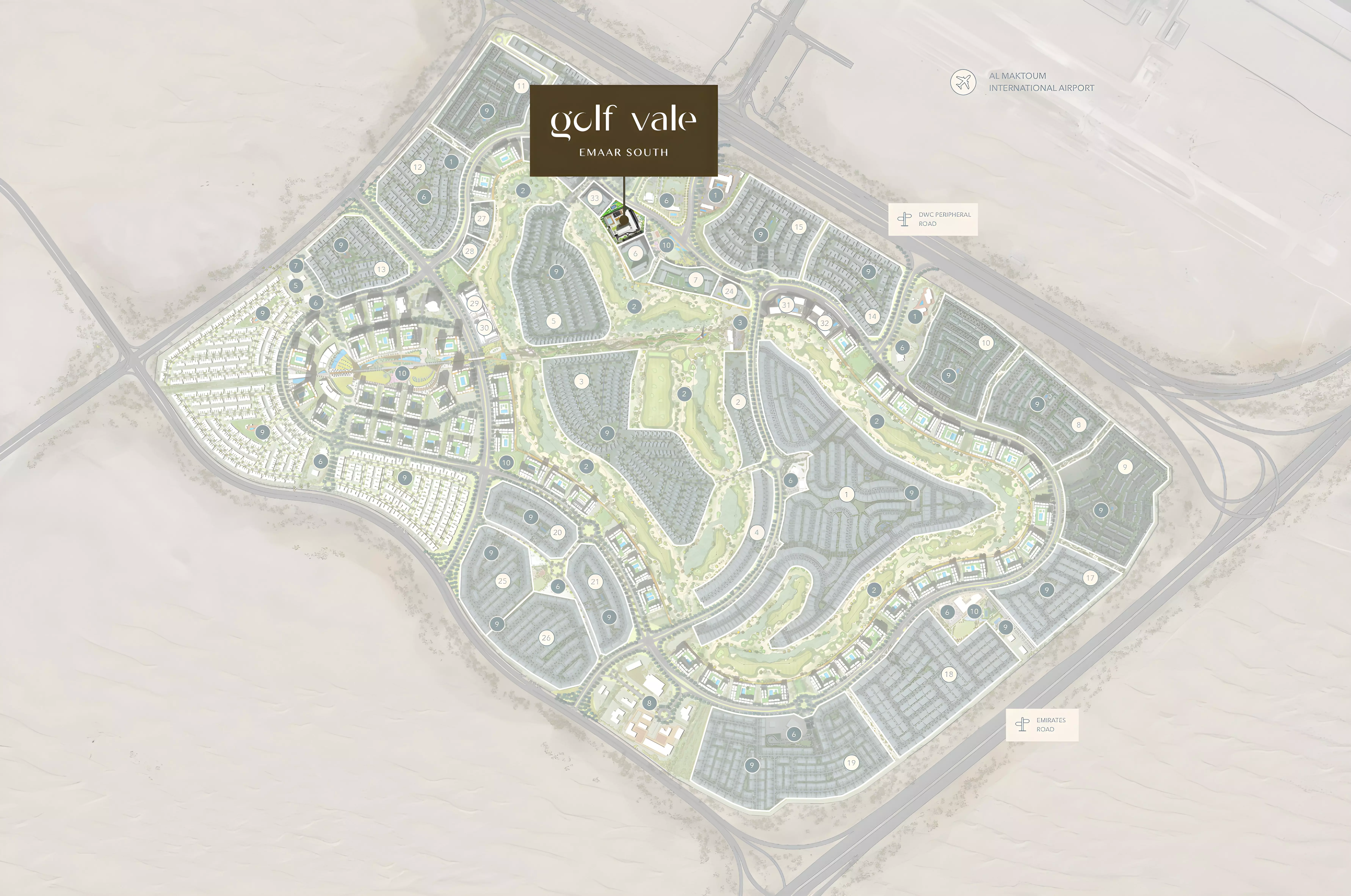 Golf Vale masterplan