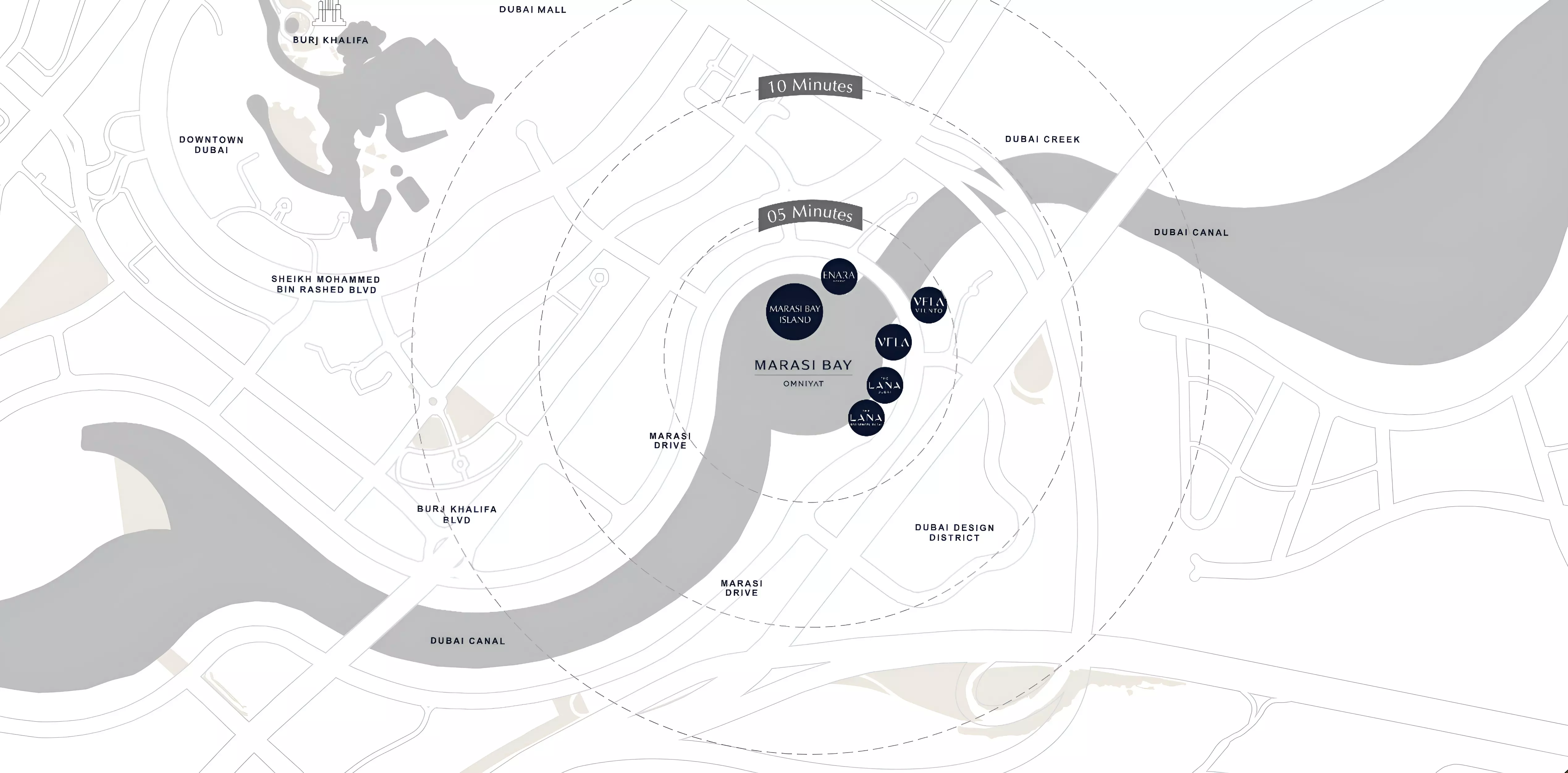 Marasi Bay Island masterplan