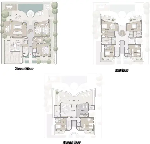 Floor plan, 7 Bed