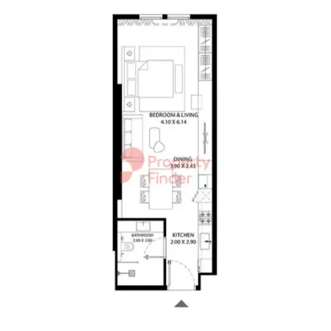 Floor plan, Studio