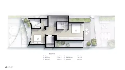 Floor plan, 4 Bed