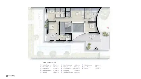Floor plan, 5 Bed