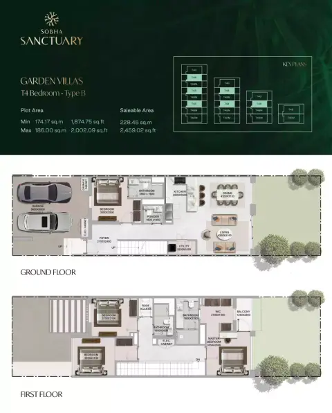 Floor plan, 4 Bed