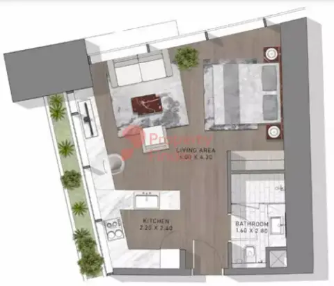Floor plan, Studio
