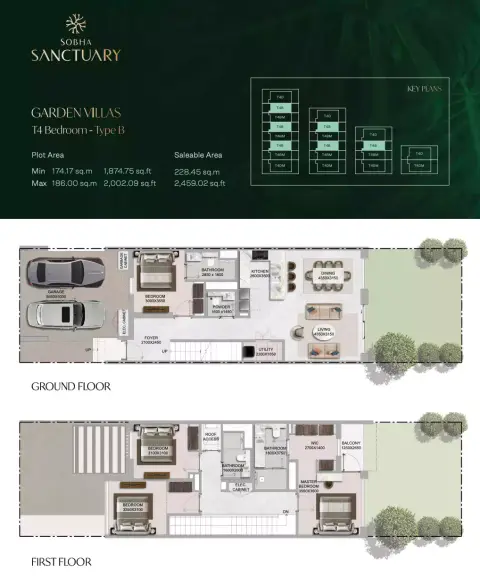 Floor plan, 4 Bed