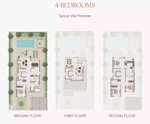 Avelia floor plan, 4 Bed, 4,346 sq ft