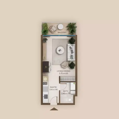 Floor plan, Studio