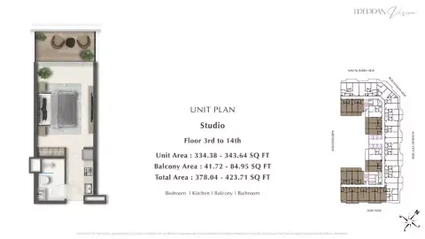 Floor plan, Studio