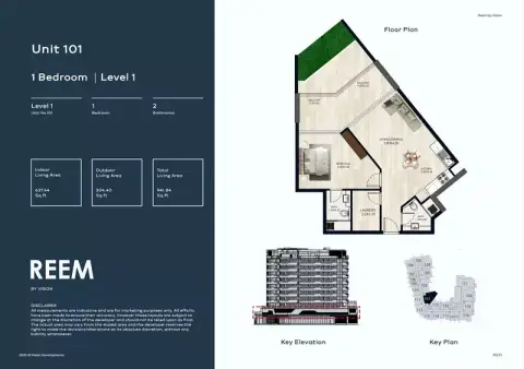 Floor plan, 1 Bed