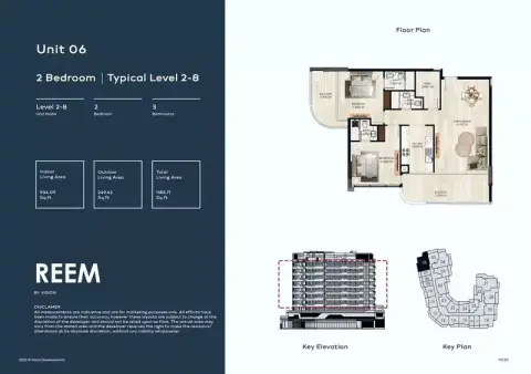 Floor plan, 2 Bed