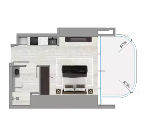 Floor plan, Studio